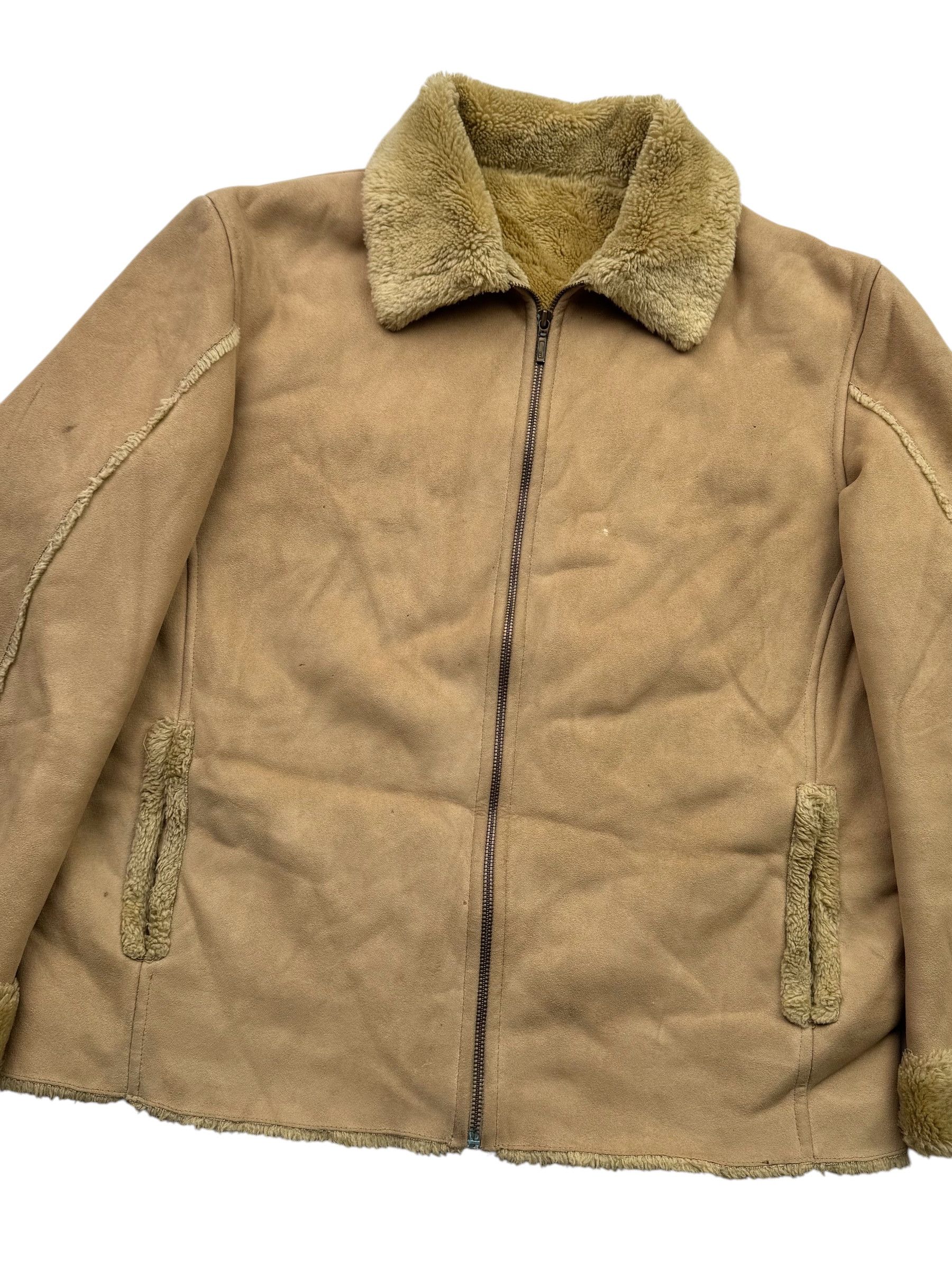 Japanese Brand Vintage Faux Sheepskin Coat W50(V9) Size US XL / EU 56 / 4 - 2 Thumbnail