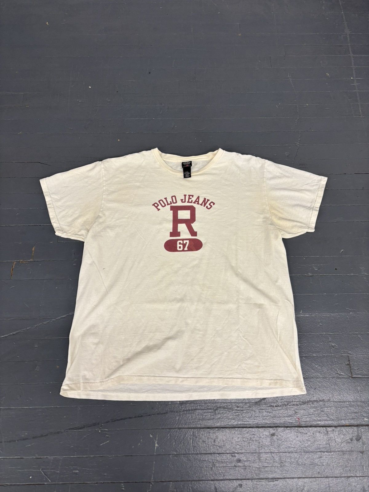 Polo Ralph Lauren × Vintage Vintage polo jeans tee Size US L / EU 52-54 / 3 - 6 Thumbnail