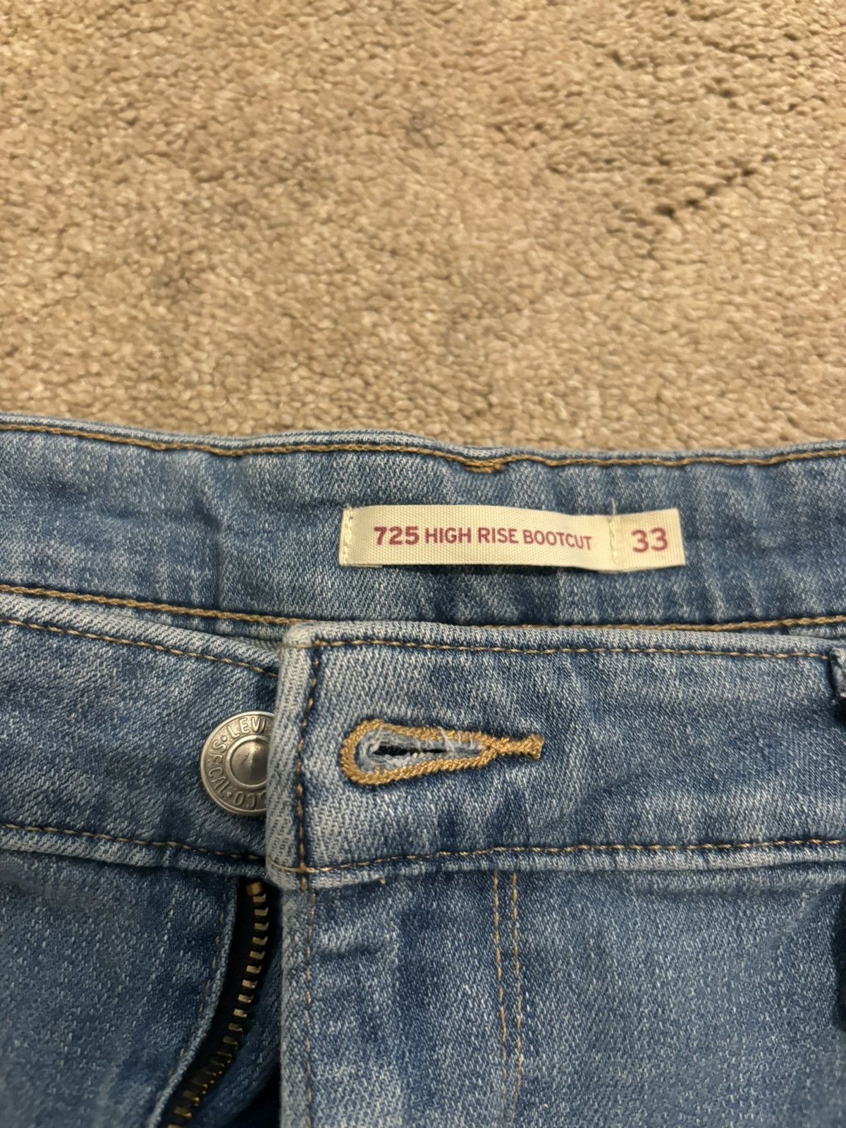 Levi's × Vintage Bootcut 725 Levi Denim no defects Size US 33 - 2 Thumbnail