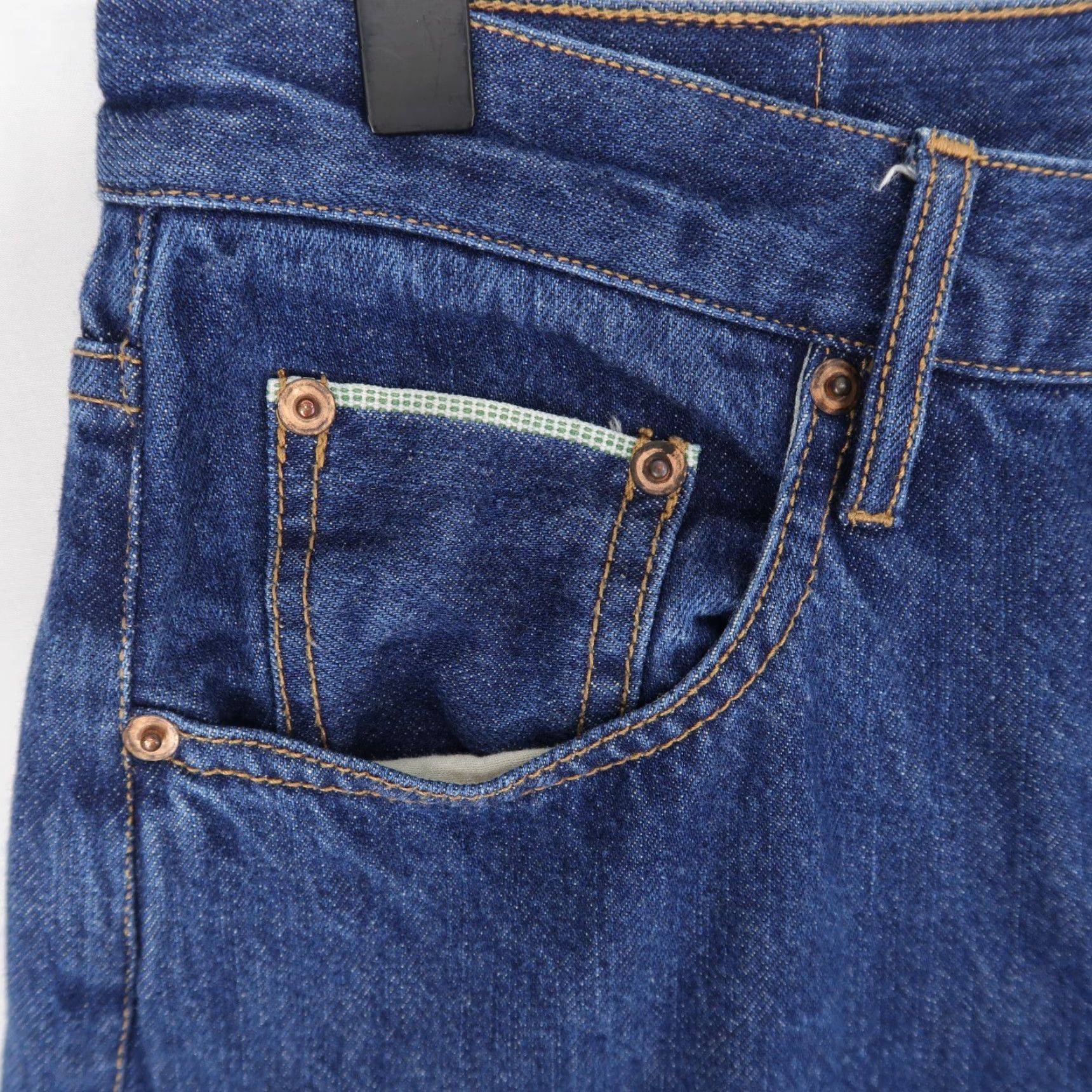 Taylor Stitch Taylor Stitch Jeans Mens 30 Blue Slim Denim Button Fly 5-Pocket Organic Cotton Selvedge Modern Straight Size US 30 / EU 46 - 3 Thumbnail