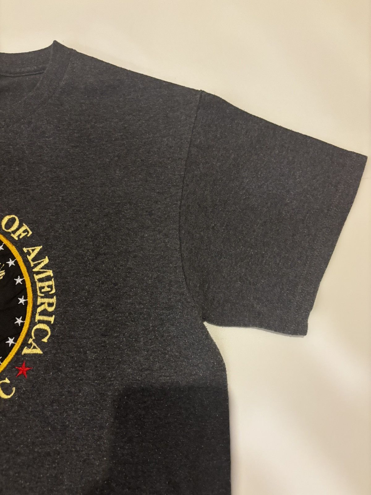 Delta Gray USA embroidered T.shirt.mt8540 Size US XXS / EU 40 - 4 Thumbnail
