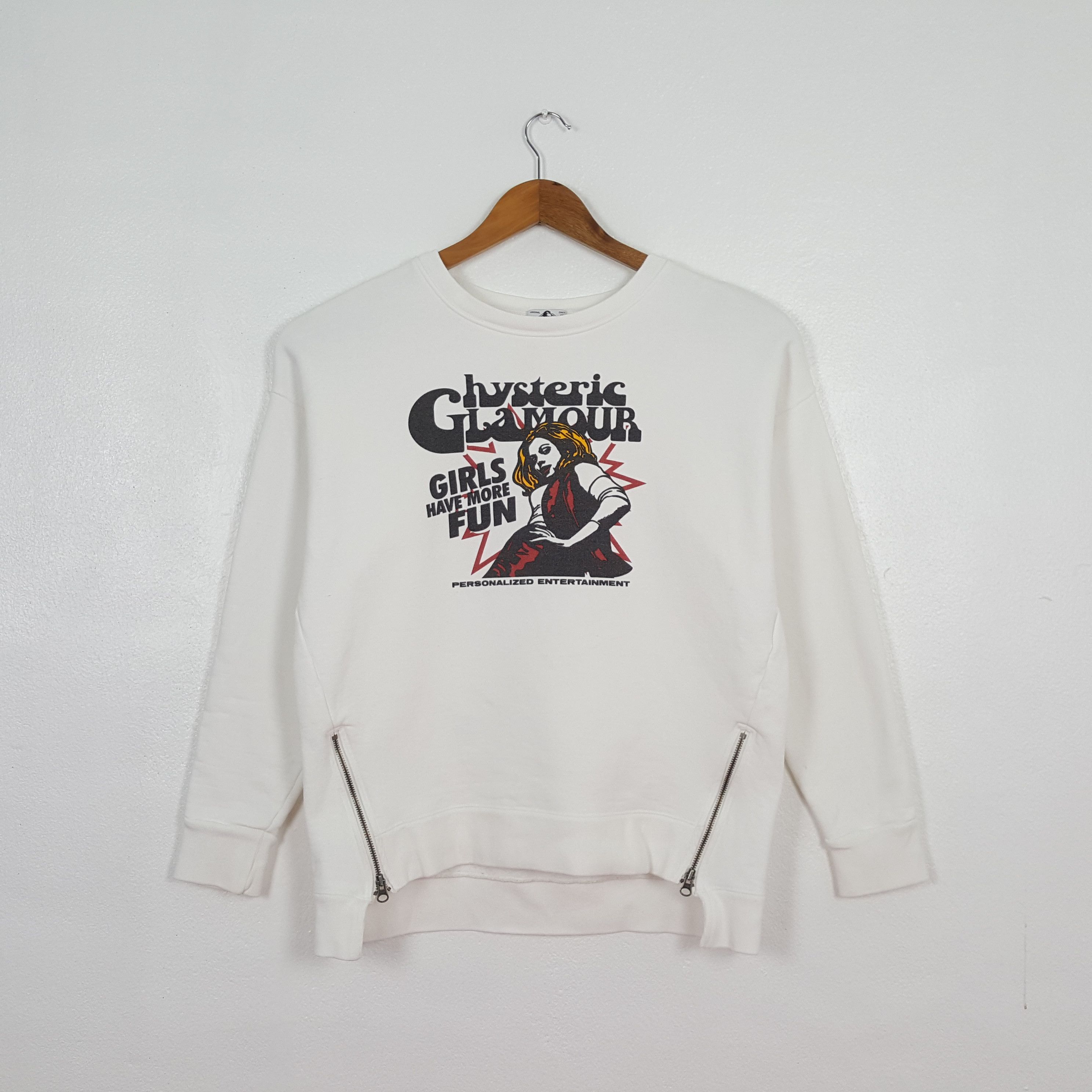 Hysteric Glamour Vintage Hysteric Glamour Japanese Brand Sweatshirt C317N5 Size US M / EU 48-50 / 2 - 1 Thumbnail