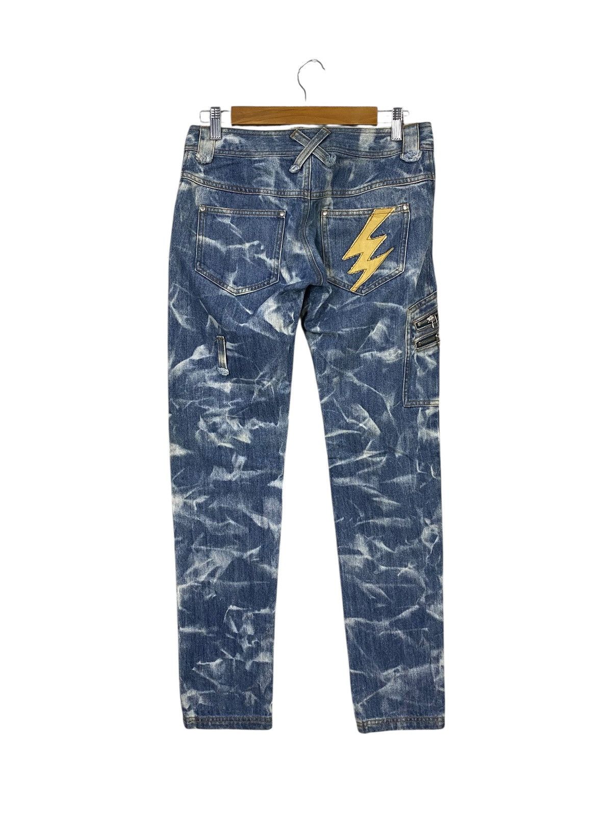 Seditionaries Algonquins punk gothic style denim acid wash Size US 30 / EU 46 - 7 Thumbnail