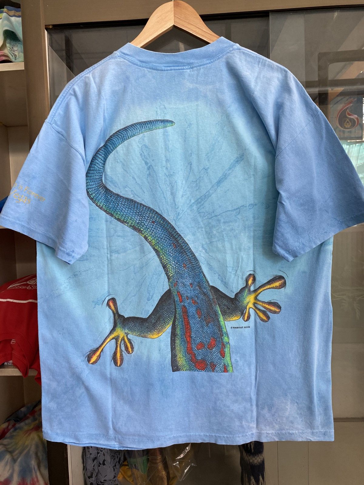 Habitat × Vintage Vintage Habitat Leopard Gecko Tie Dye Shirt Size US XL / EU 56 / 4 - 3 Thumbnail