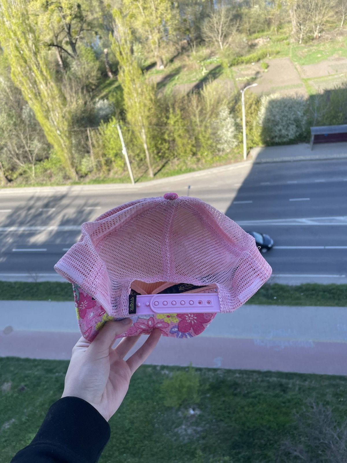 Von Dutch Authentic Y2K Von Dutch Pick Me Pink Floral Trucker Cap Size ONE SIZE - 3 Thumbnail