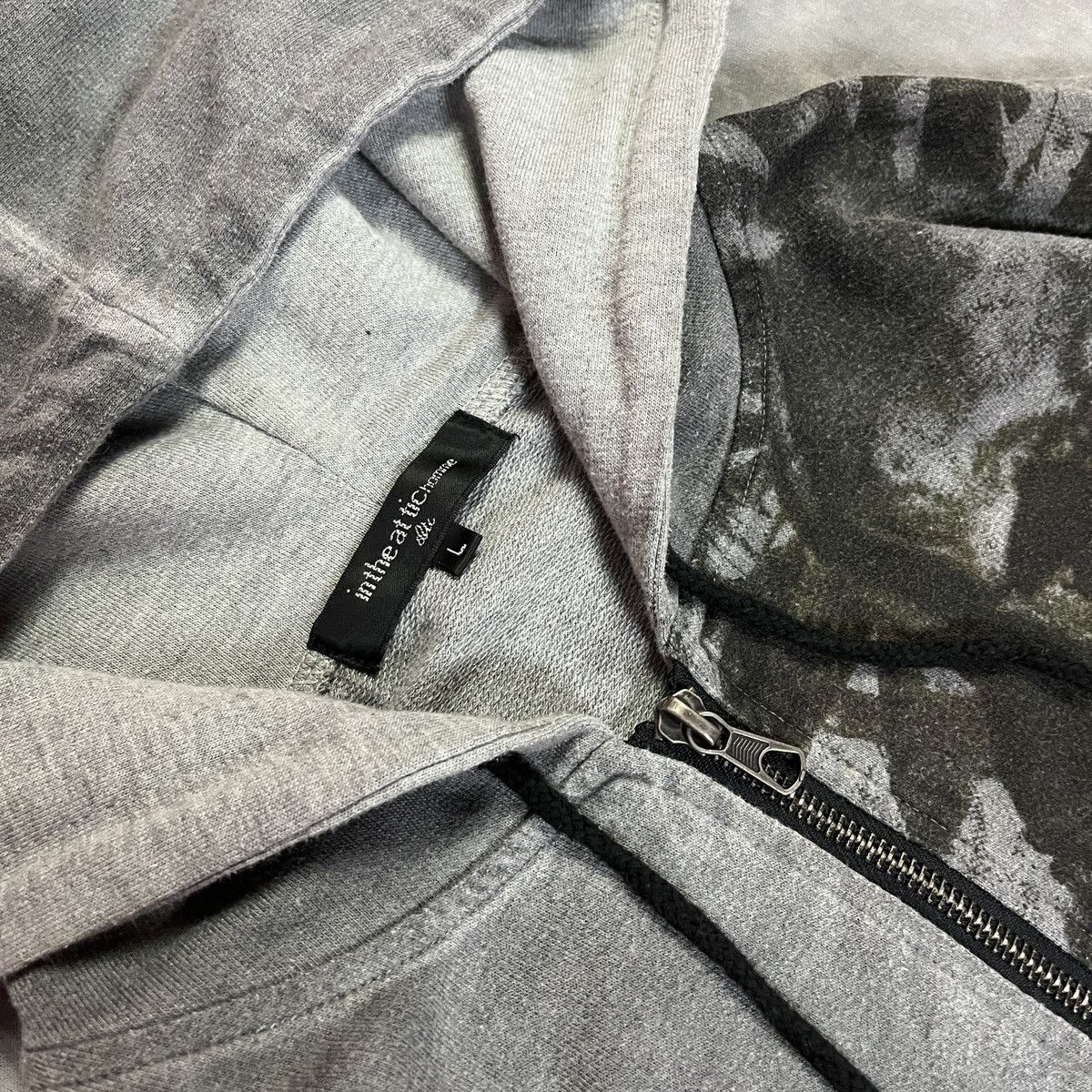 In The Attic In The Attic Y2K Poem Gothic Skull Double Zip Hoodie Size US L / EU 52-54 / 3 - 5 Thumbnail