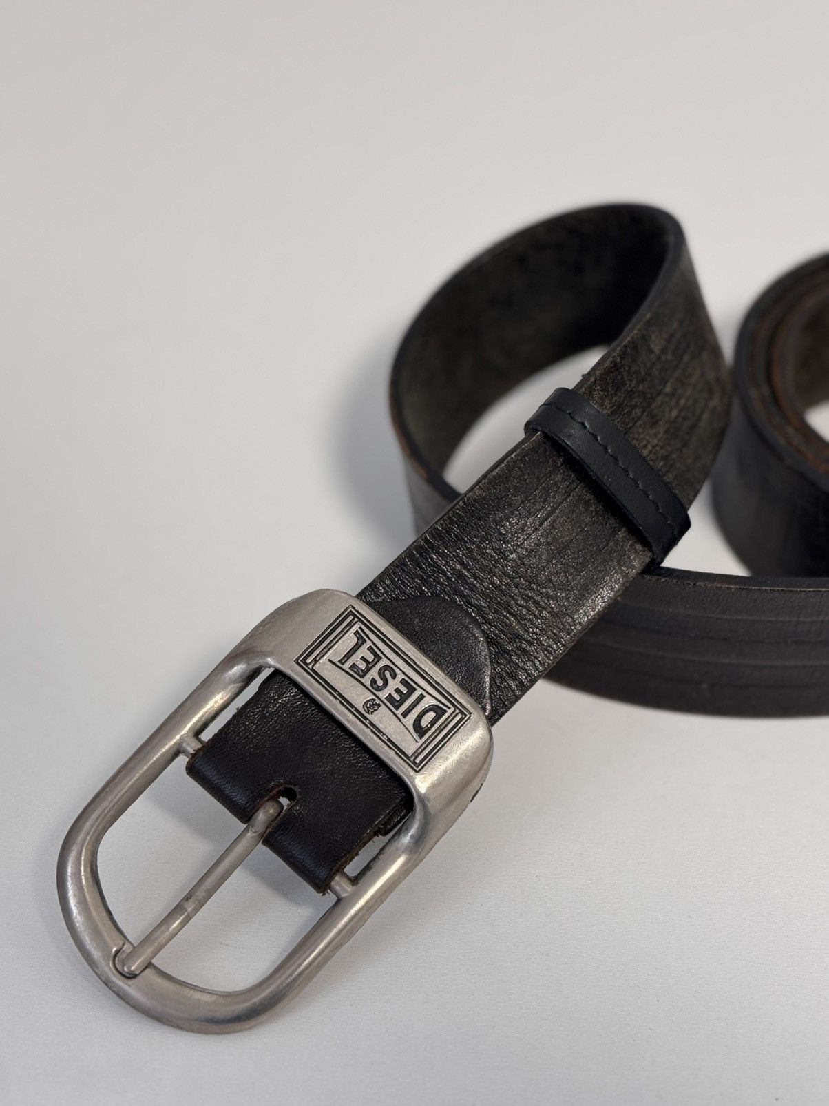 Diesel Diesel Vintage Y2K style hype Leather Belt Size ONE SIZE - 6 Thumbnail