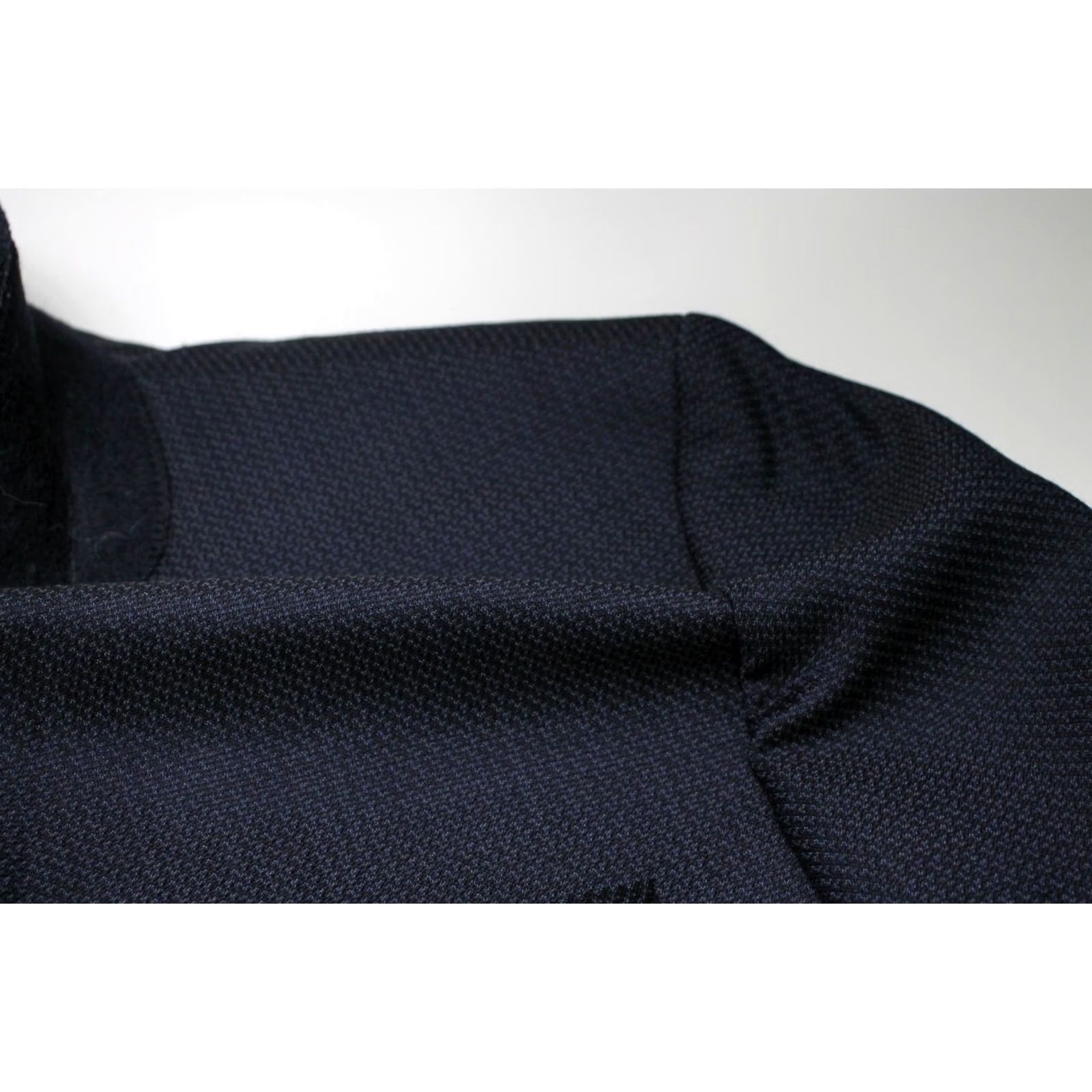 Hugo Boss HUGO BOSS Blazer Arti/Hesten182 Extra Slim Soft Constructed Wool Blue Notch Lapel 2 Buttons Men US 40L Wool Blazer Size 40R - 7 Thumbnail