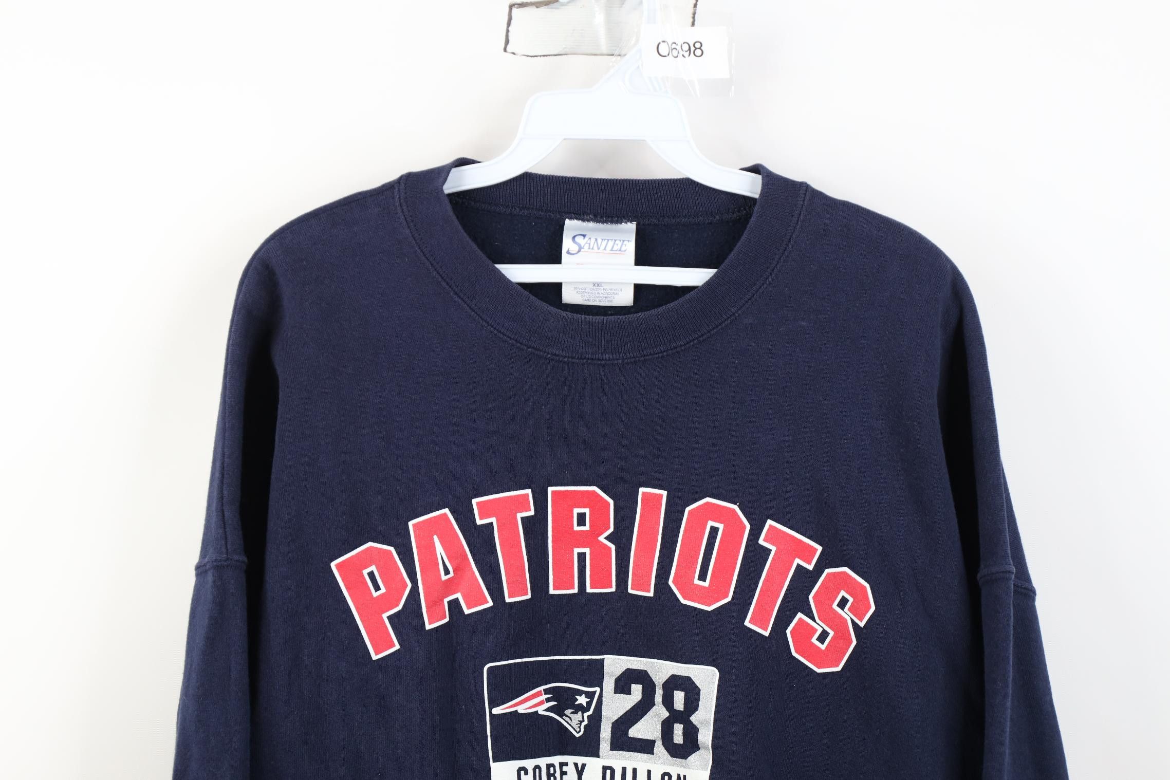 Vintage Vintage Dillon New England Patriots Jersey Sweatshirt Size US XXL / EU 58 / 5 - 2 Thumbnail