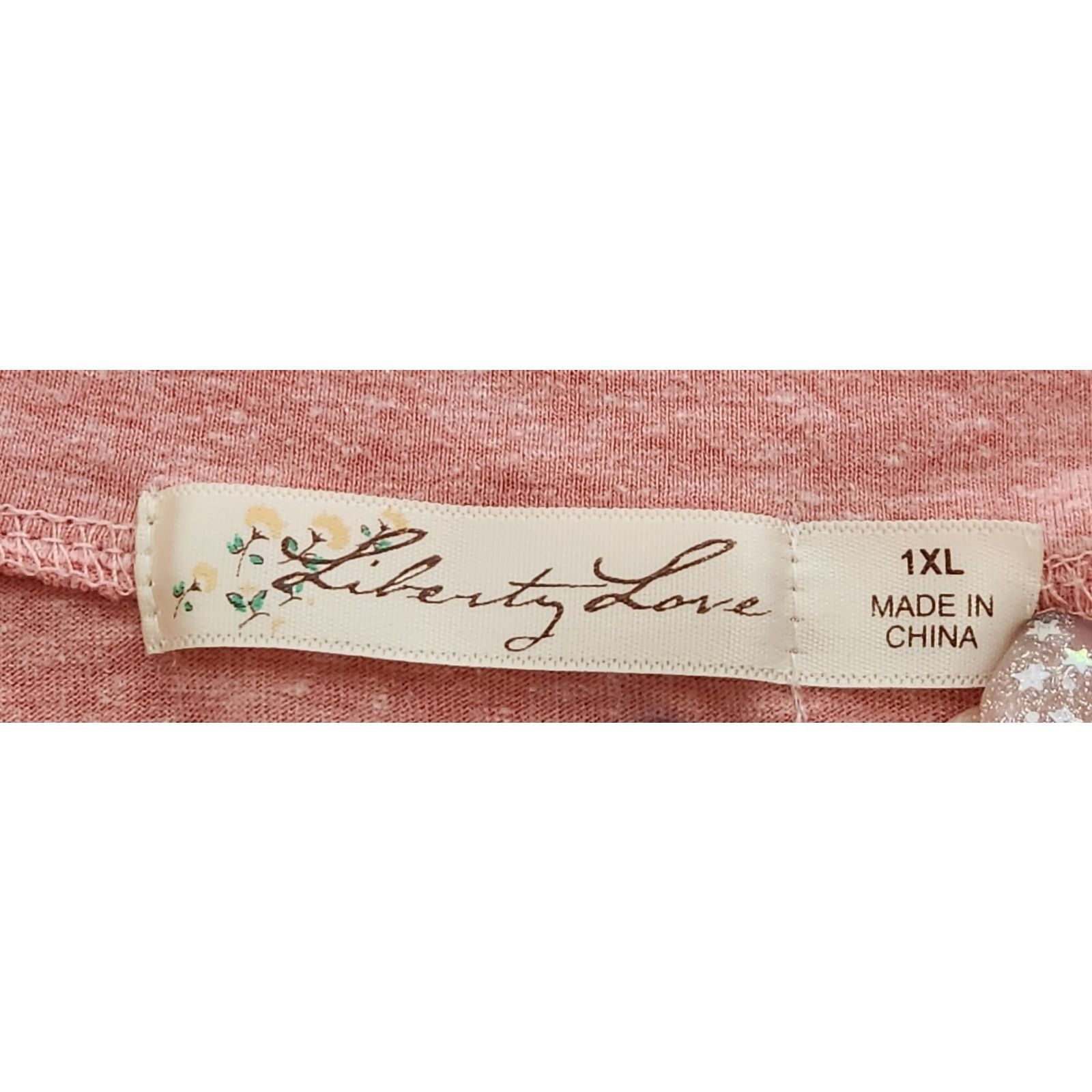 Other Liberty Love Orange Heathered Hi Low Hem Top 1XL Lightweight Size XXL / US 16-18 / IT 52-54 - 5 Thumbnail