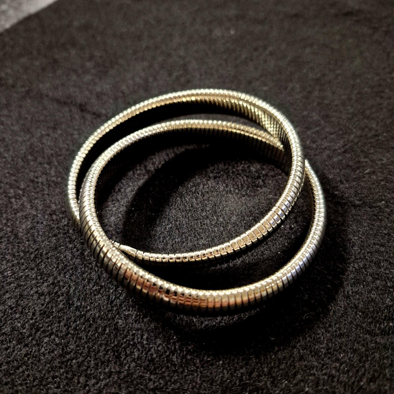 Other ADORNIA Silver 2-Layer Omega Chain Bracelet Size ONE SIZE - 2 Thumbnail