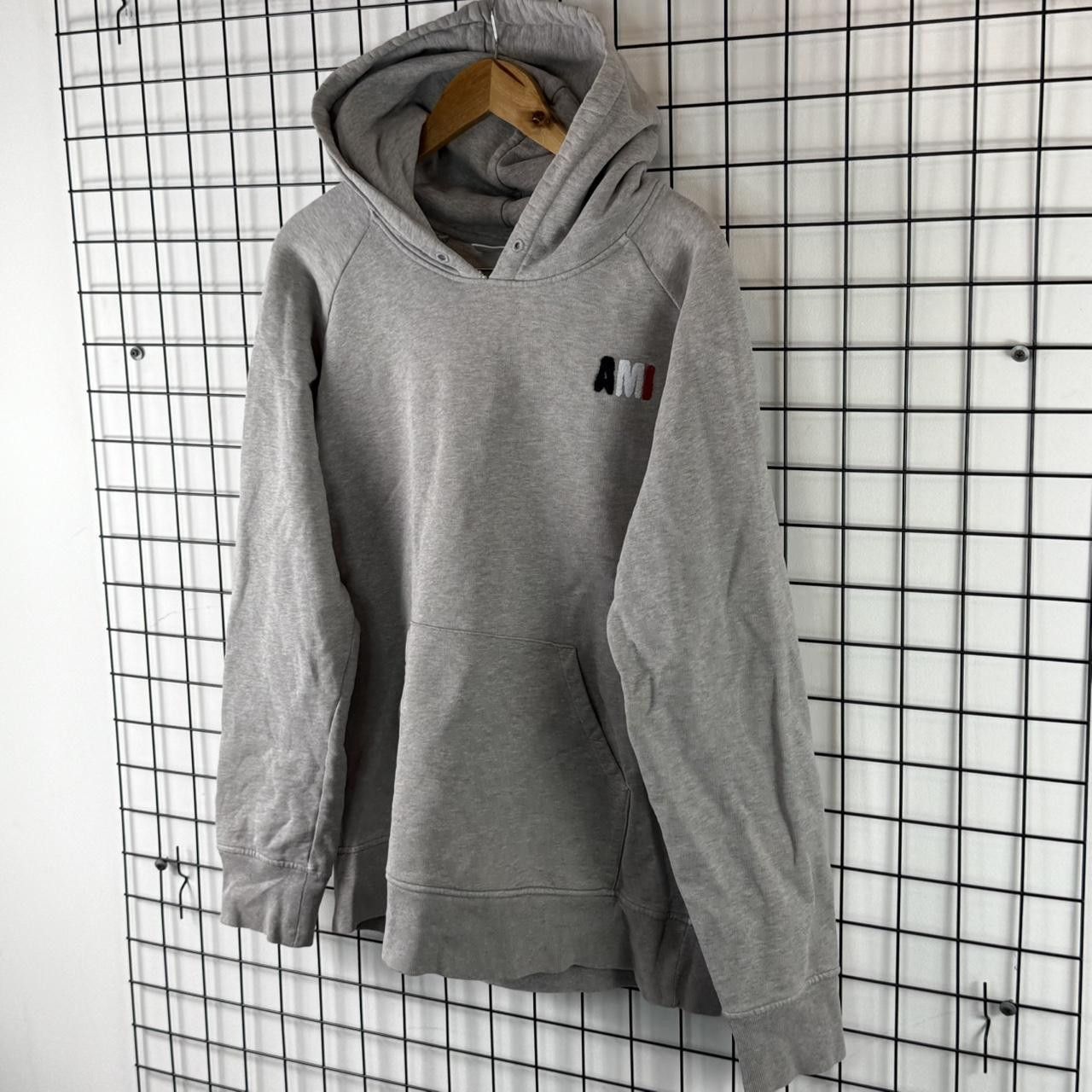 AMI Ami Paris Hoodie Grey Mini Logo Size US L / EU 52-54 / 3 - 2 Thumbnail
