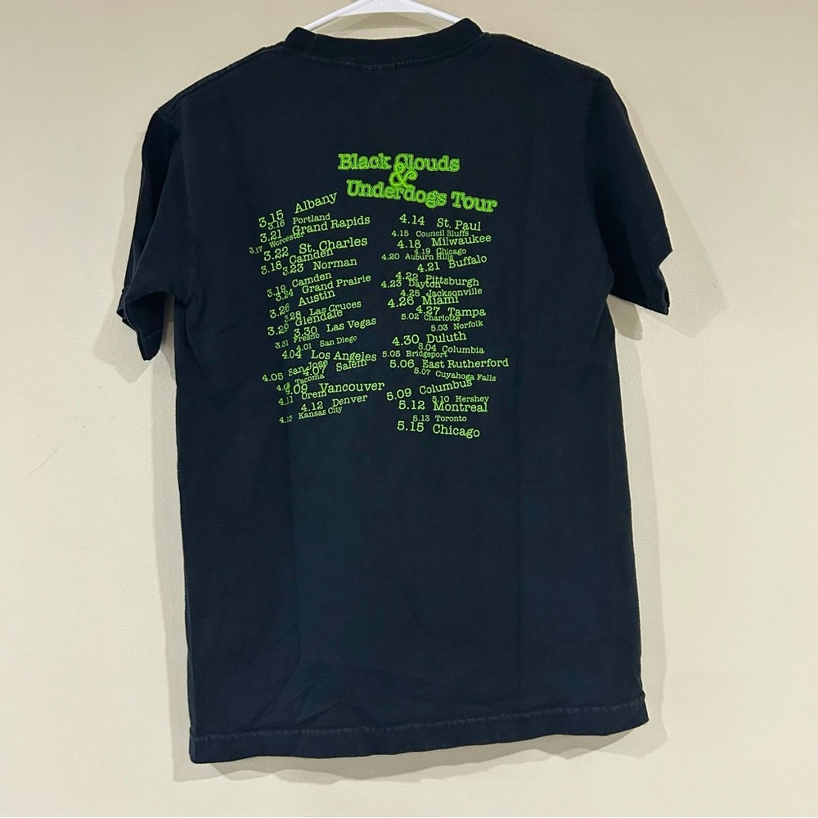 Alstyle Vintage Fall Out Boy Black Clouds & Underdogs Tour Shirt Size US S / EU 44-46 / 1 - 2 Thumbnail