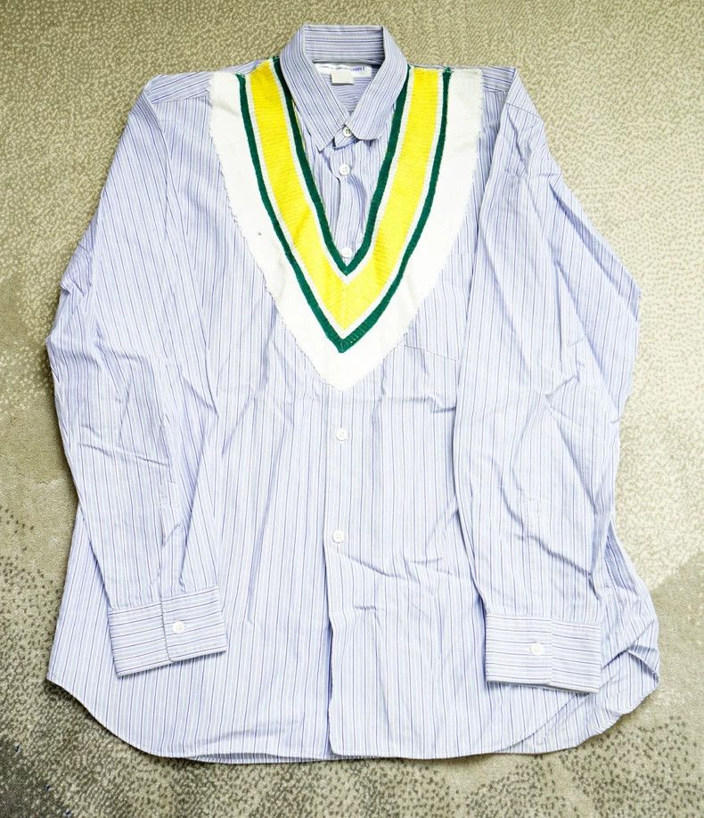Comme des Garcons Comme des Garçons Knit V-Neck Shirt- DMC Size US M / EU 48-50 / 2 - 1 Thumbnail