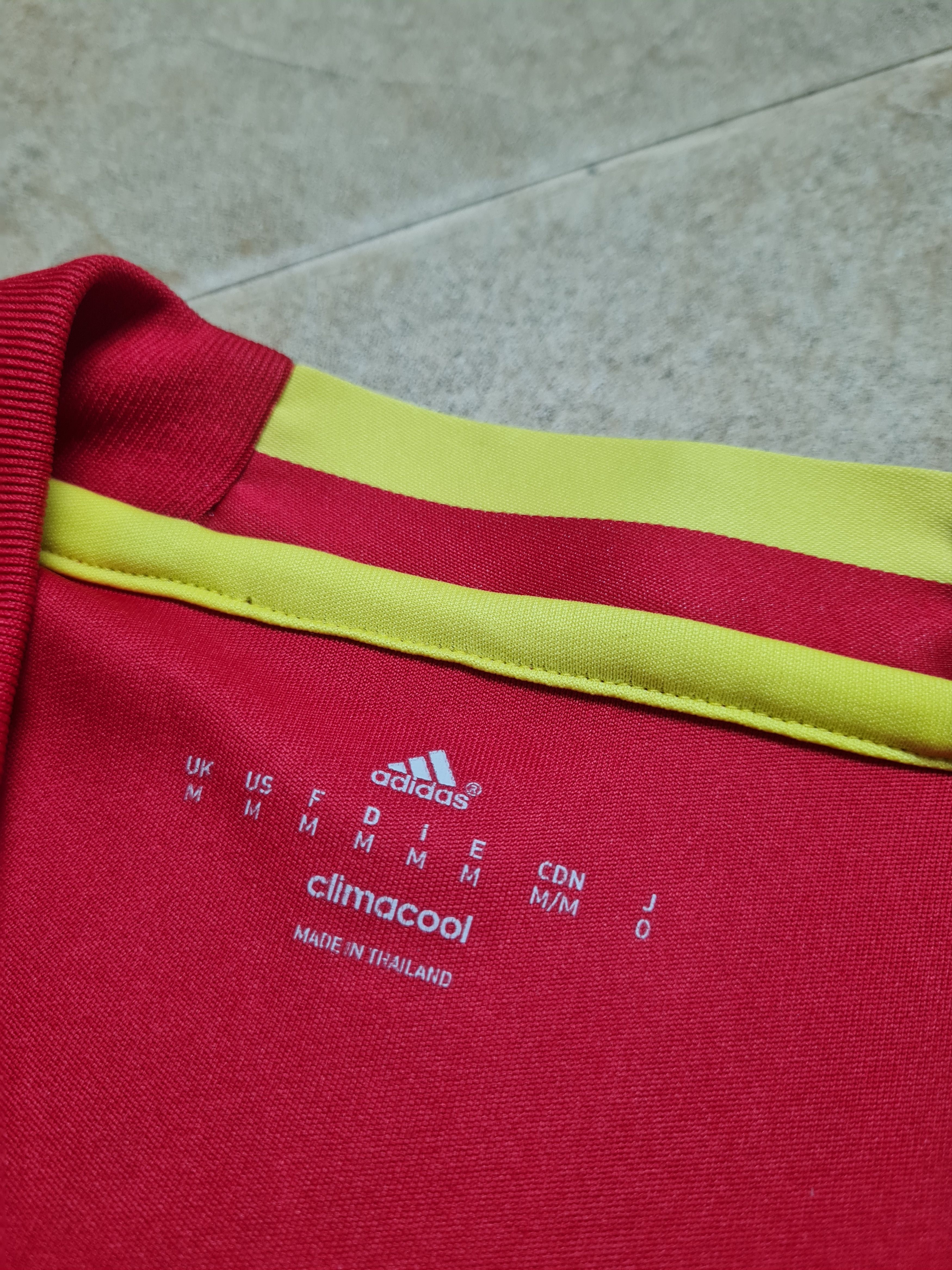 Adidas JERSEY SPAIN 2016-17 HOME SHIRT ADIDAS AI4411 SHIRT SOCCER Size US M / EU 48-50 / 2 - 16 Thumbnail