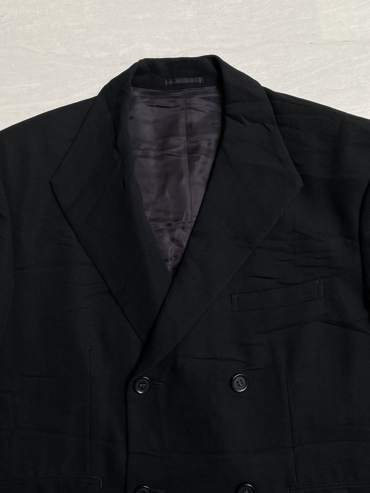 Tete Homme TETE HOMME Black Suit Size 54L - 4 Thumbnail