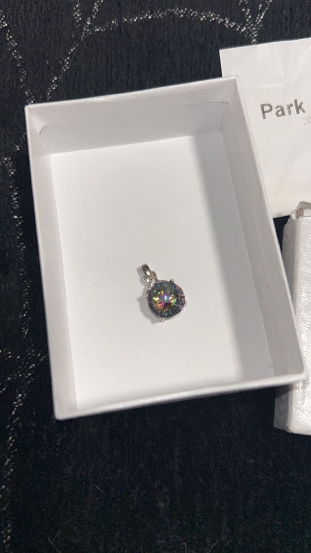 Other Women's Park Place Jewelers Silver Mystic Fire Topaz Pendant Size ONE SIZE - 1 Thumbnail