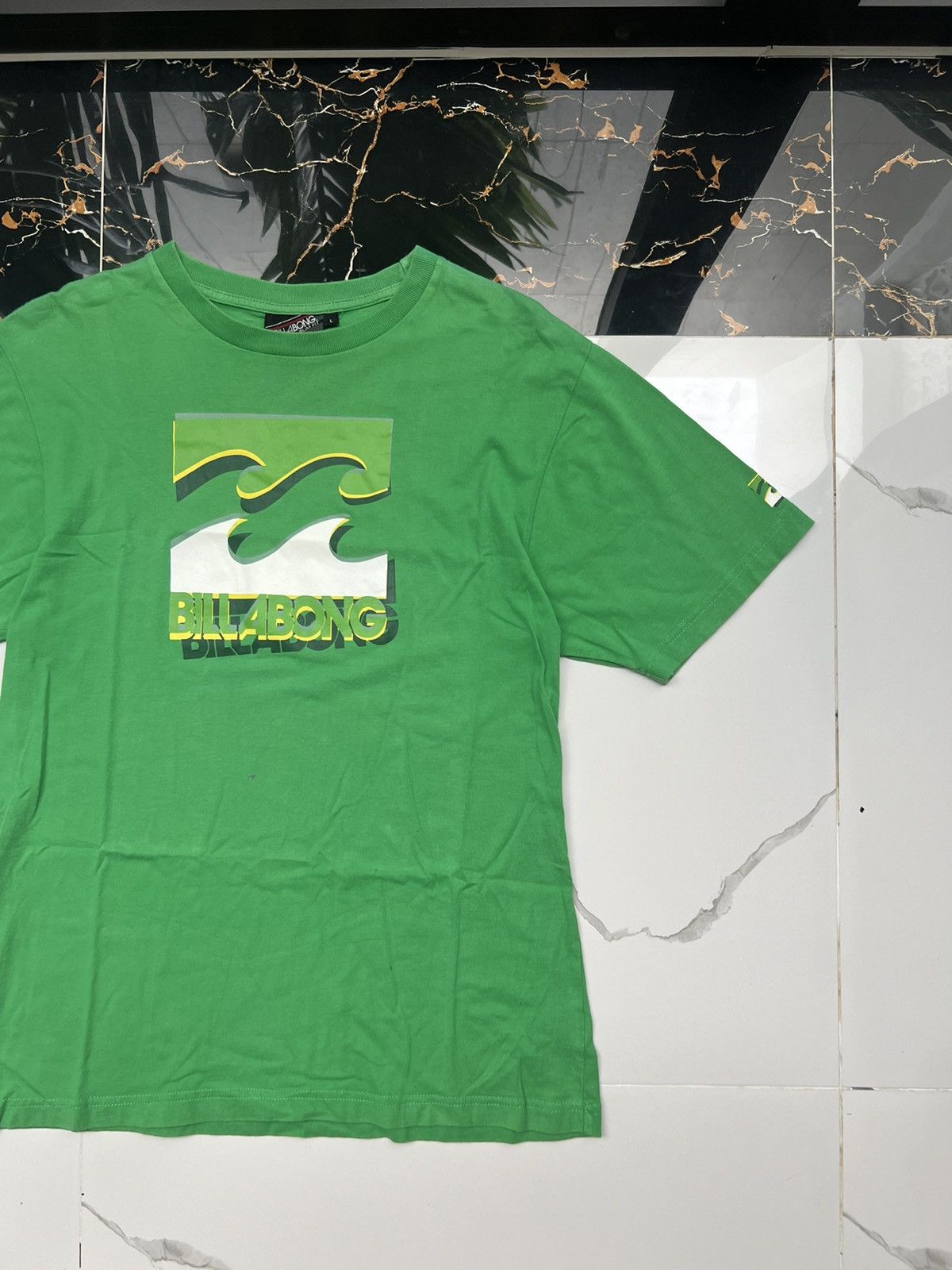 Billabong × Vintage 90’s BILLABONG RARE BIG LOGO Y2K TEE SURF Size US L / EU 52-54 / 3 - 3 Thumbnail