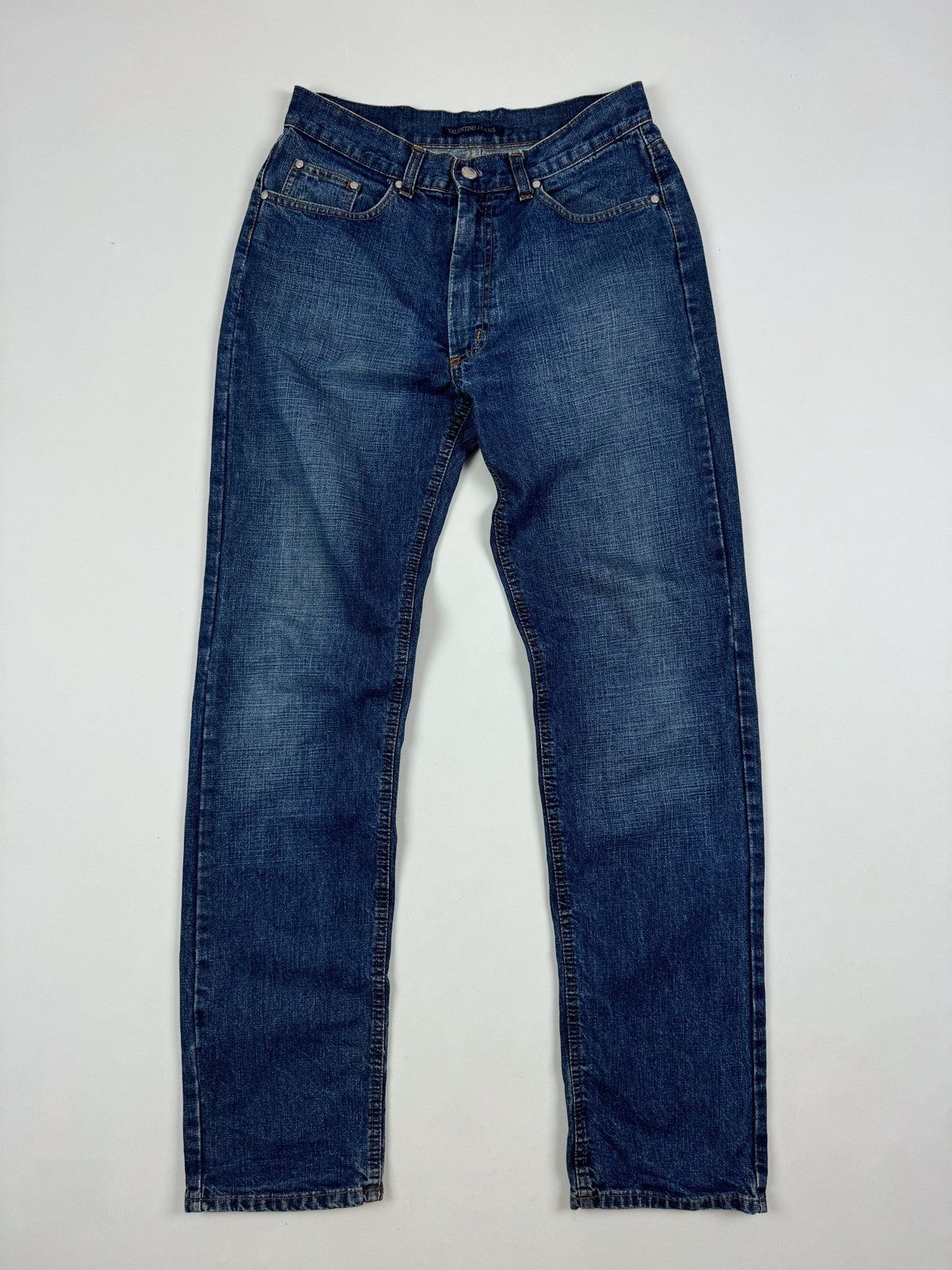 Valentino Vintage Valentino Jeans Washed Denim Jeans Pants Size US 33 - 3 Thumbnail