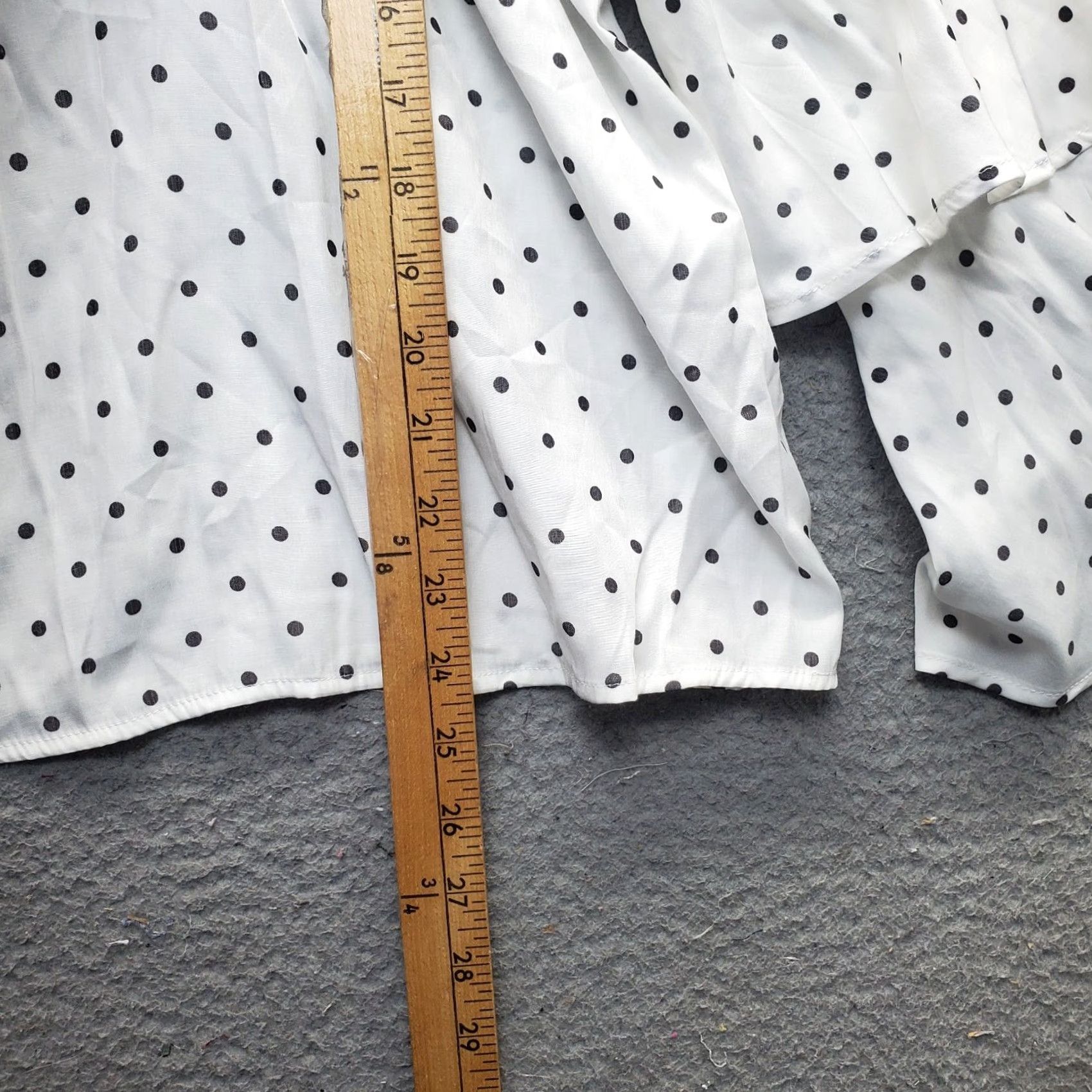 Express Express Blouse Womens S Multicolor Polka Dot Off The Shoulder Ruffle Adjustable Strap Spaghetti Sleeve Medium? Size S / US 4 / IT 40 - 7 Thumbnail