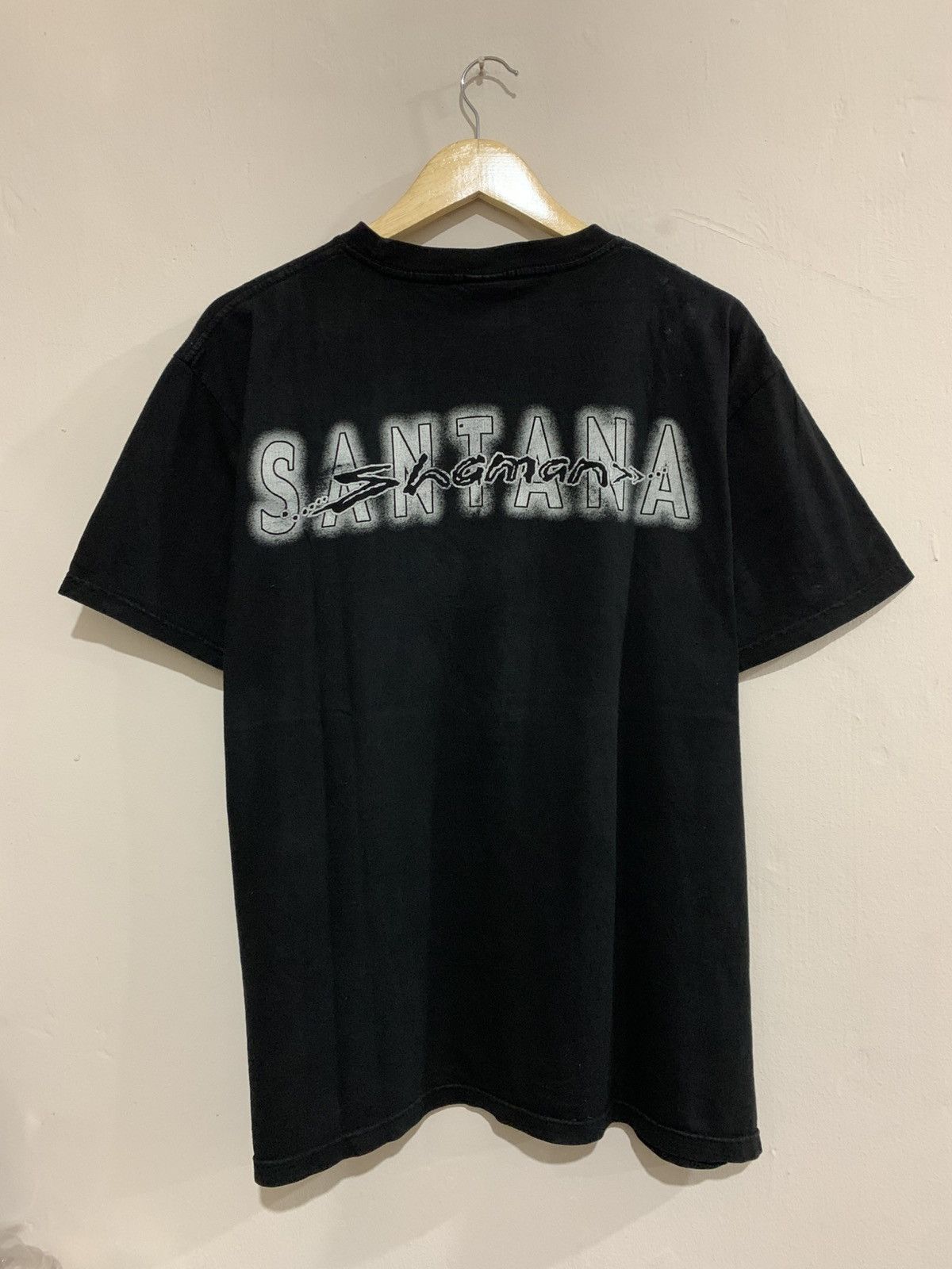 Band Tees Vintage Santana Shaman Shirt Size US L / EU 52-54 / 3 - 5 Thumbnail