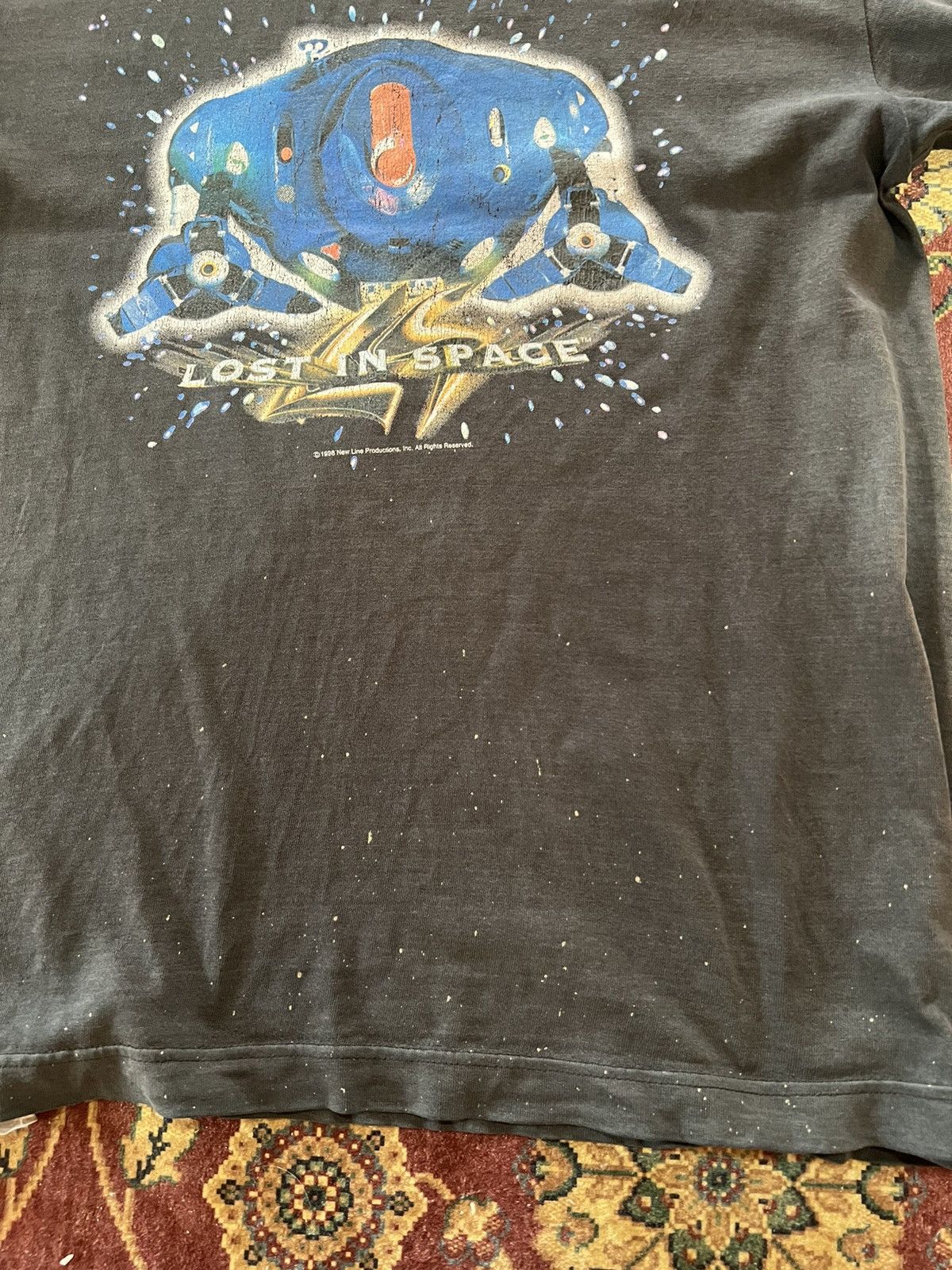 Vintage VINTAGE LOST IN SPACE AMERICA MOVIE FADED TEE Size US L / EU 52-54 / 3 - 4 Thumbnail