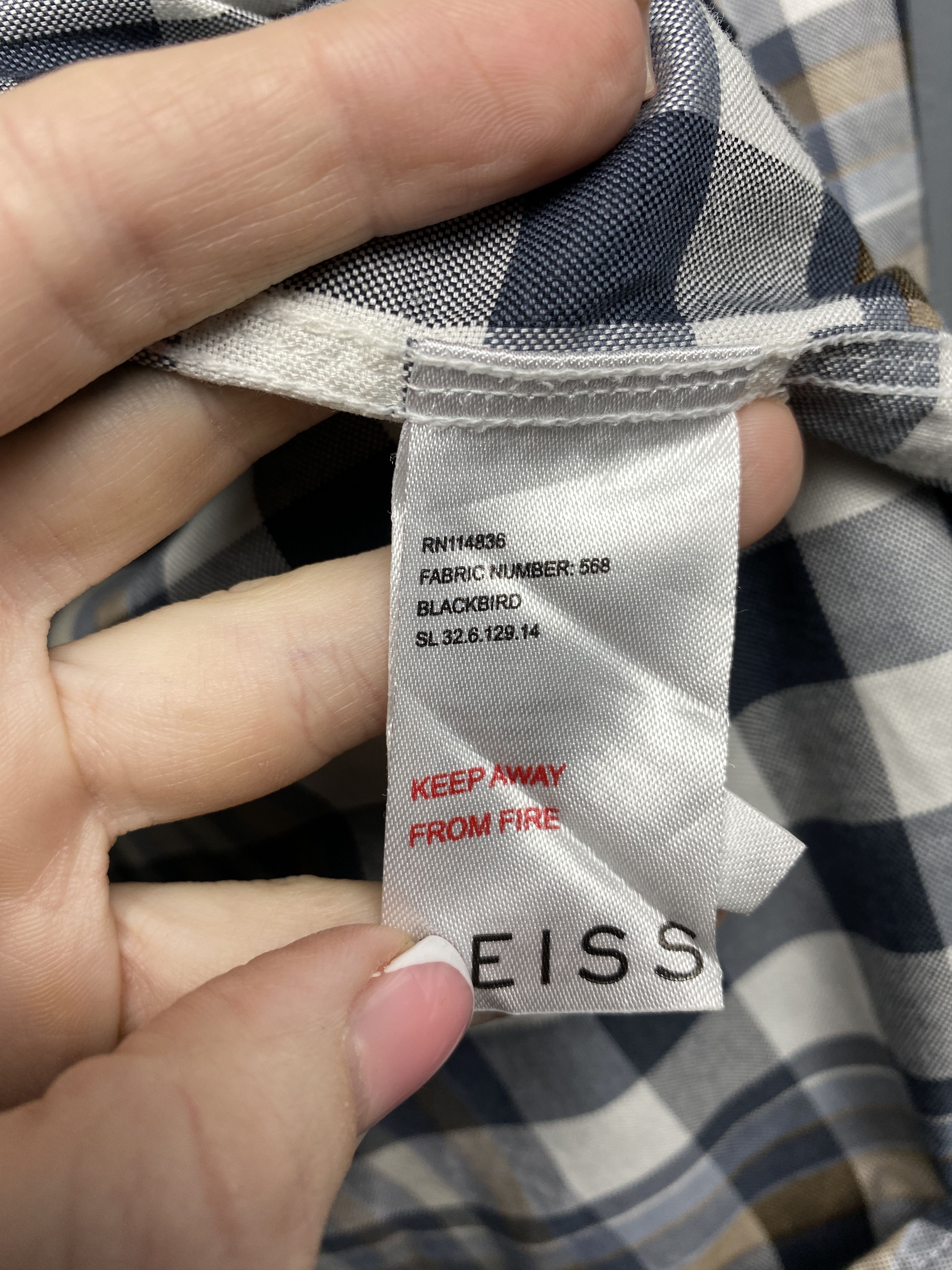 Reiss Reiss Mens Long Sleeve Plaid Shirt Size US M / EU 48-50 / 2 - 4 Thumbnail