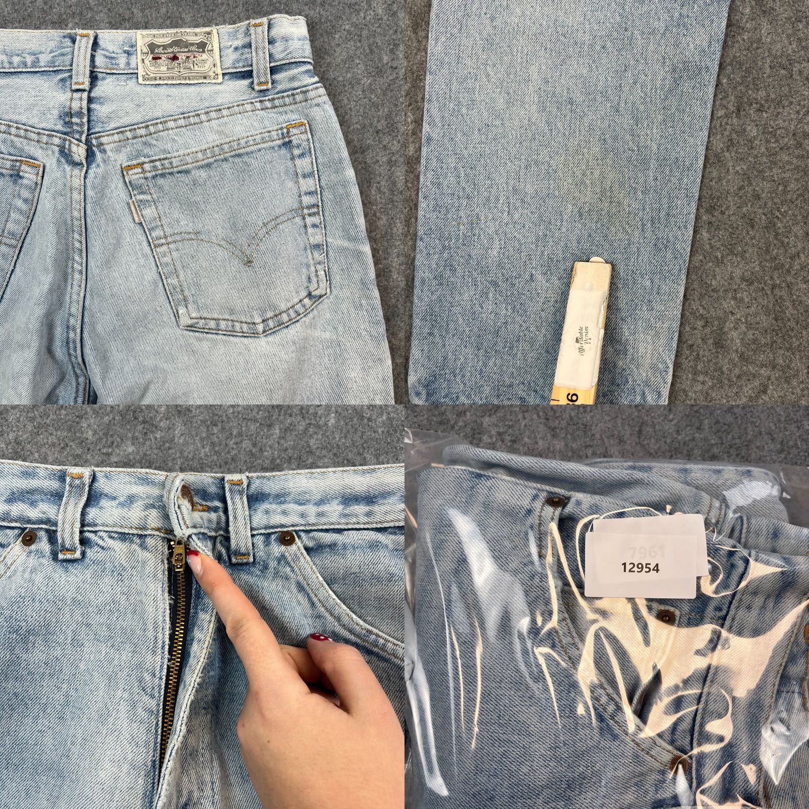Levi's VINTAGE Levi's Silver Tab Womens Jeans Mom Taper Barrel 28 29 UK10 Light Blue Size 32" / US 10 / IT 46 - 9 Thumbnail