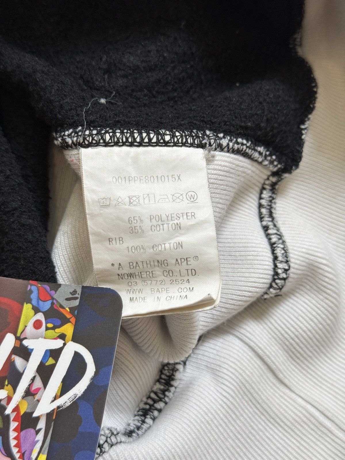 Bape A Bathing Ape Black Script Pullover Hoodie Size US M / EU 48-50 / 2 - 4 Thumbnail