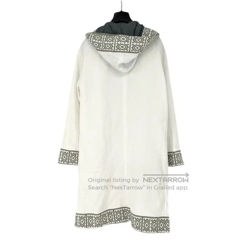 Fendi Fendi Men's White Cotton Coat with Hood . Size US M / EU 48-50 / 2 - 3 Thumbnail