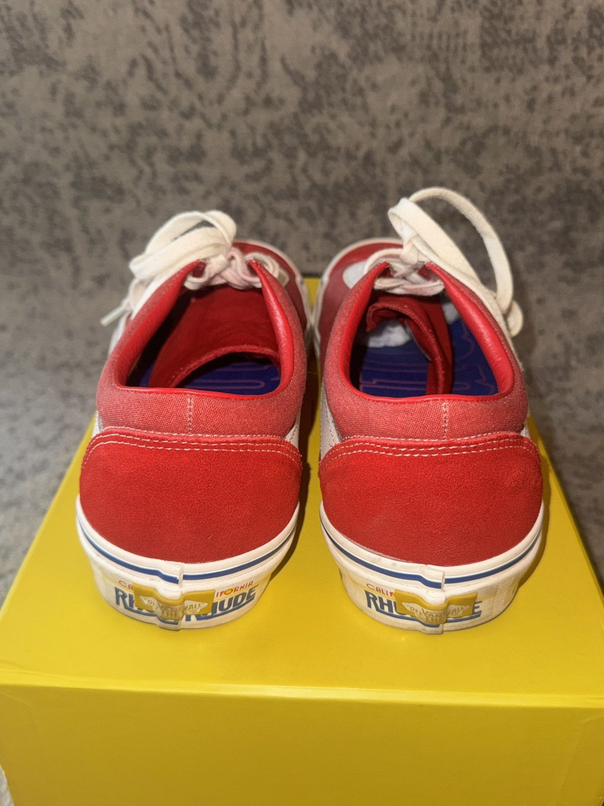 Rhude × Vans Vans Bold Ni Rhude Red Size US 11.5 / EU 44-45 - 6 Thumbnail