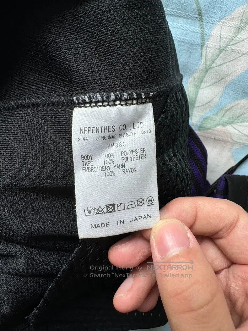 Needles Needles size XS black and purple slacks Size US 34 / EU 50 - 4 Thumbnail