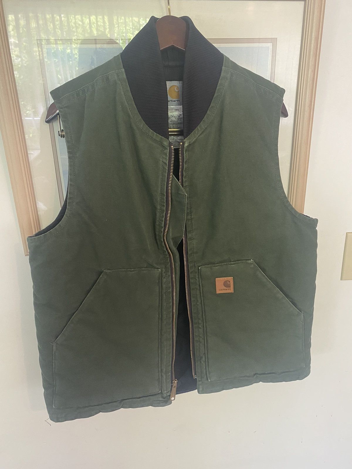 Vintage Canvas with Quilted Lining Vest