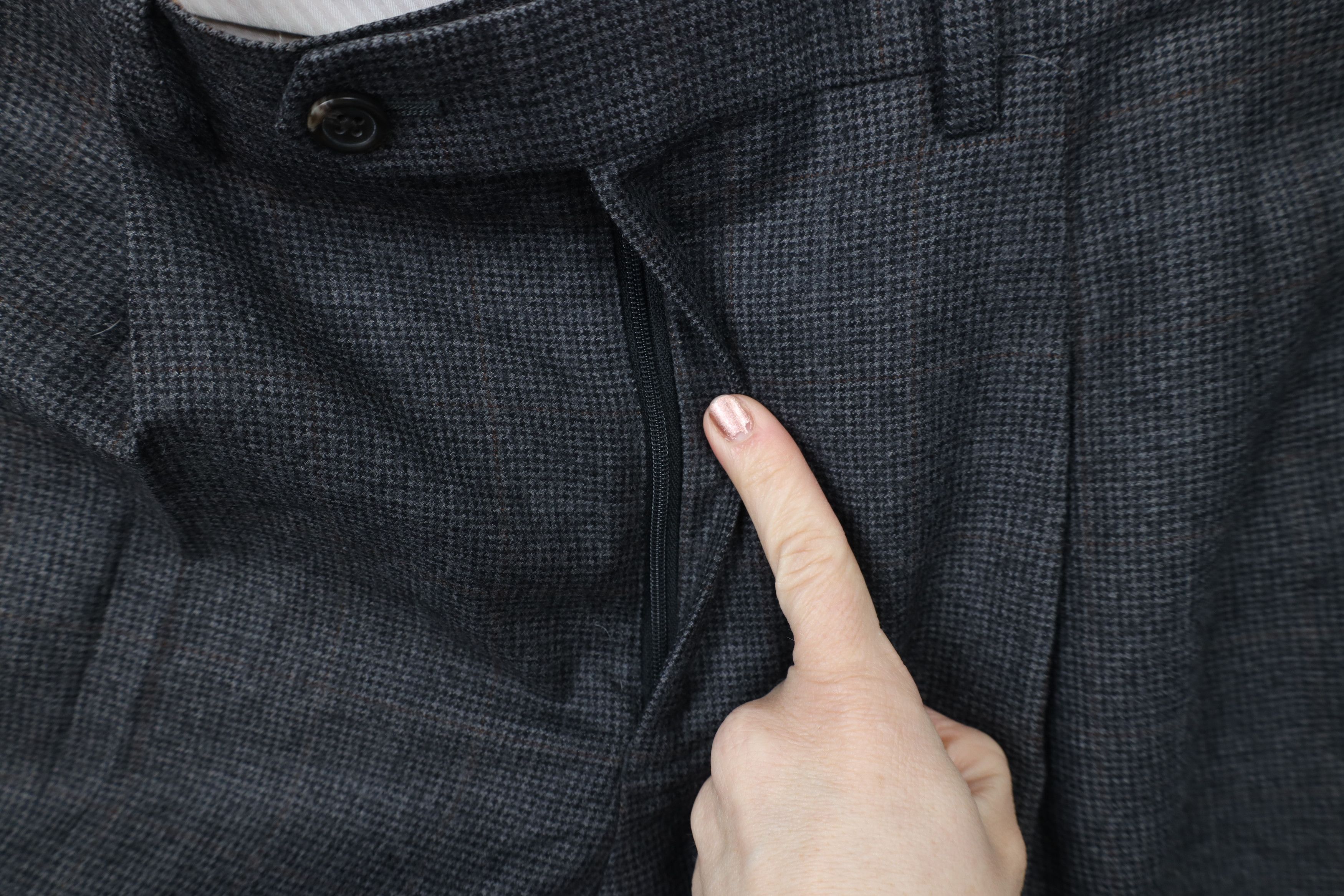 Ralph Lauren × Vintage Vintage Ralph Lauren Houndstooth Wide Leg Chino Pants Size US 34 / EU 50 - 5 Thumbnail