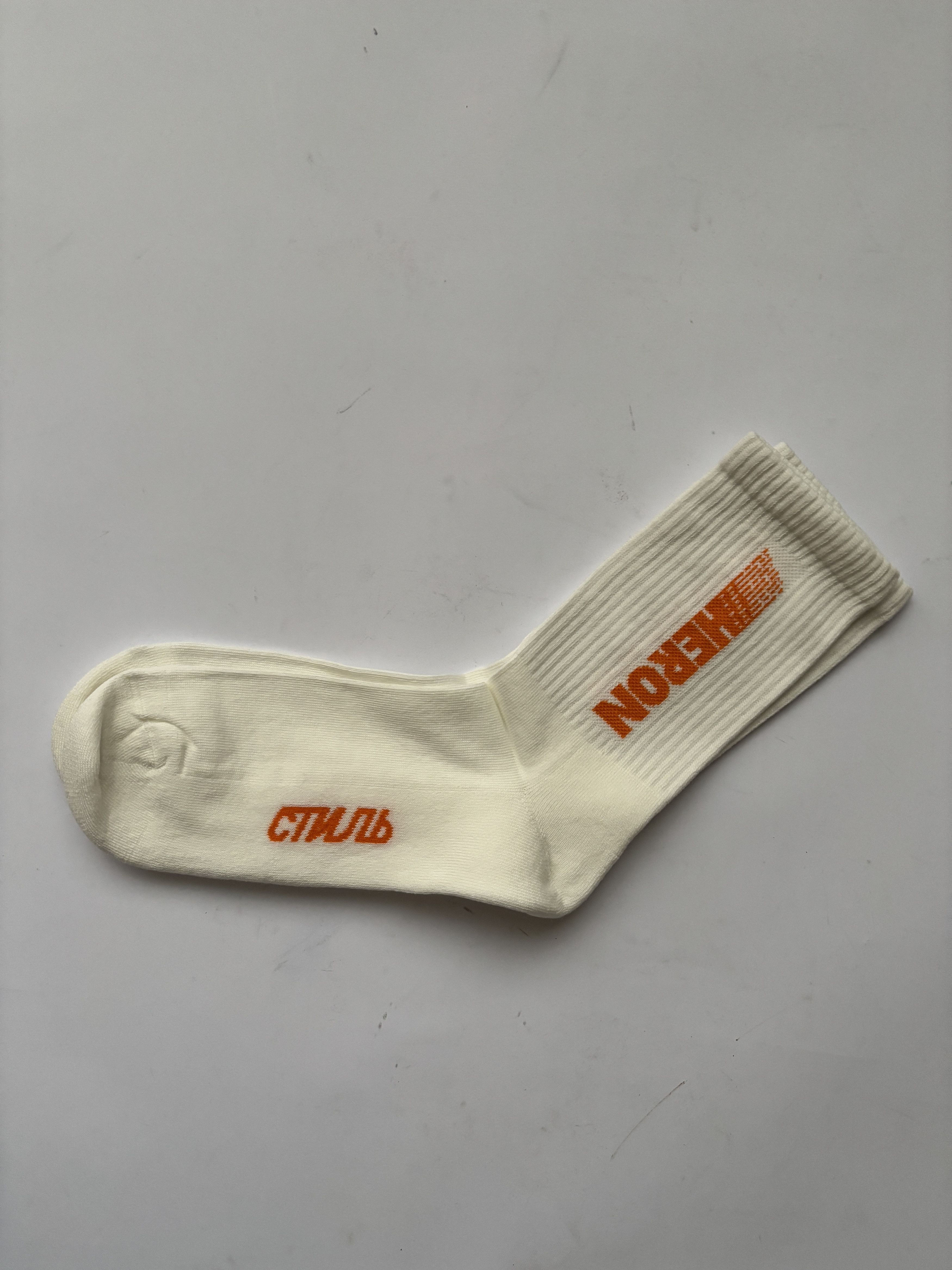 Heron Preston ⚡️QUICK SALE⚡️Bundle Pack 4 Heron Preston White CTNMB Socks Size ONE SIZE - 5 Thumbnail