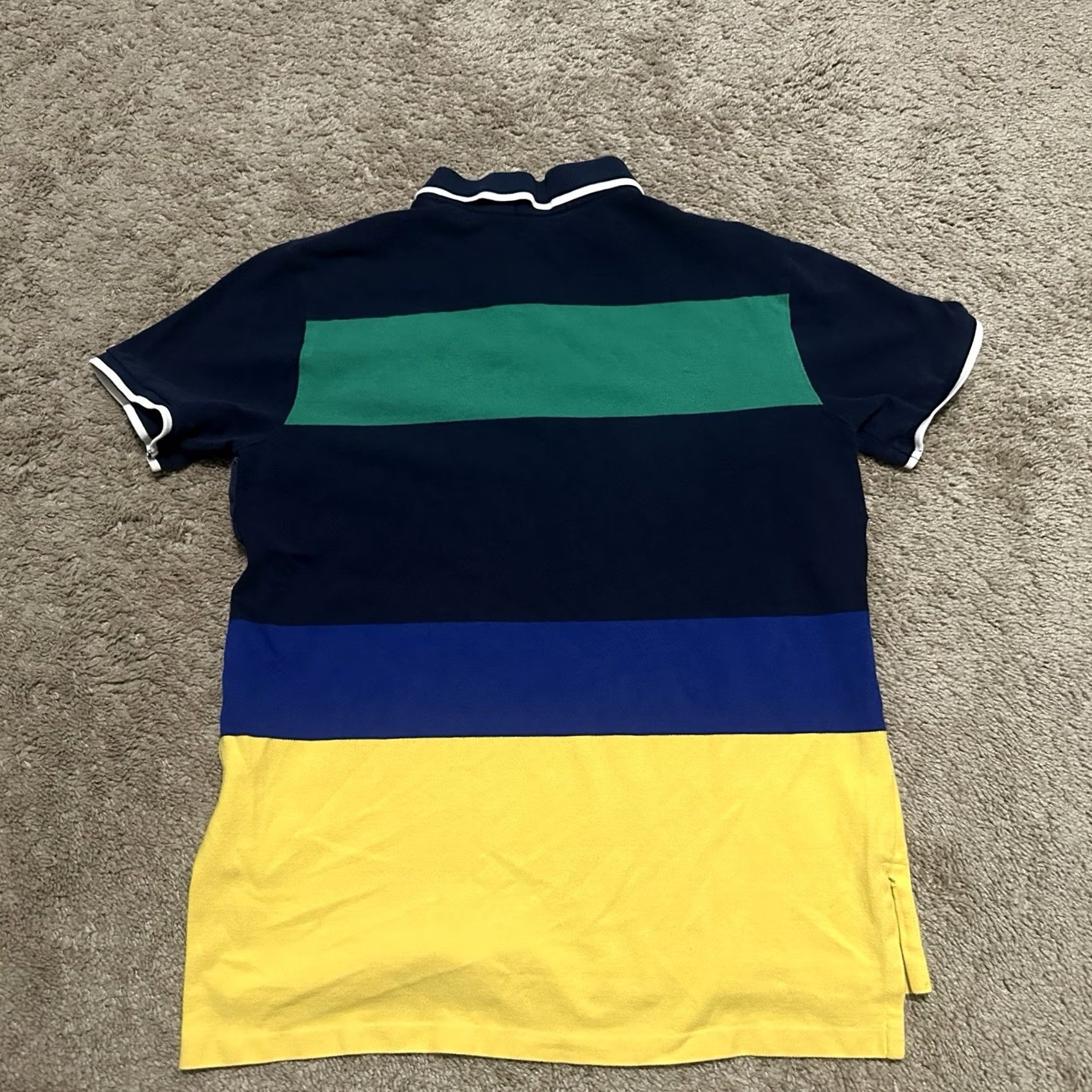 Ralph Lauren Polo Ralph Lauren Polo Shirt Mens Large Sailing Striped Crest Logo Collared Size US L / EU 52-54 / 3 - 4 Thumbnail