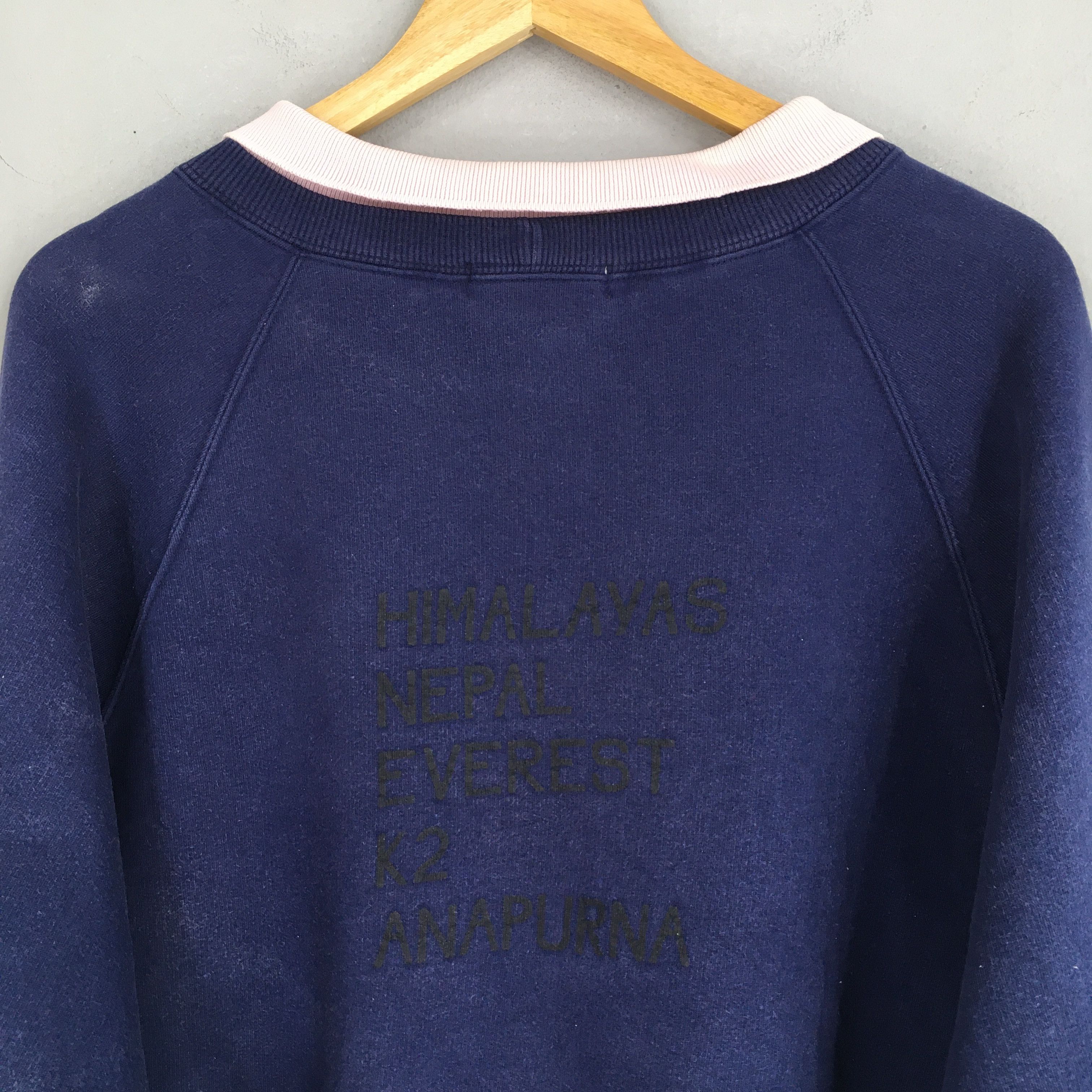 Vintage Vintage 90s Outfitter Hike Blue Sweatshirt XXLarge Size US XXL / EU 58 / 5 - 8 Thumbnail