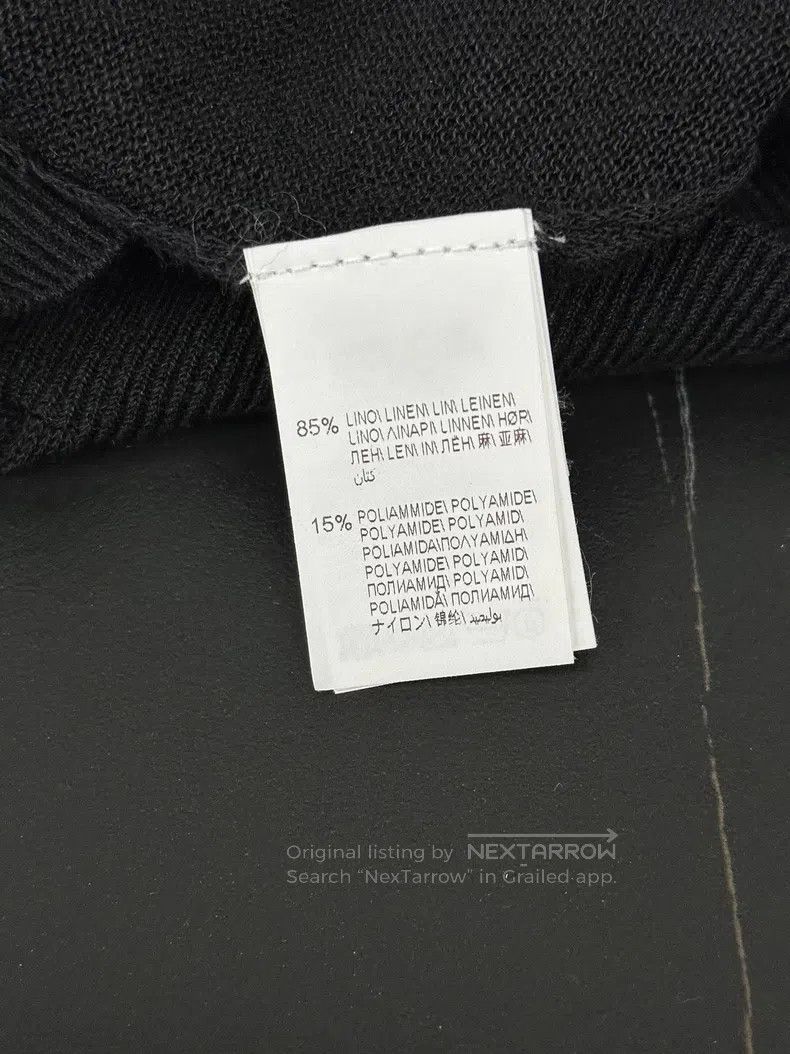 Brunello Cucinelli Brunello Cucinelli Black Pocket Beaded V-Neck Knit Top Lon Size S / US 4 / IT 40 - 5 Thumbnail