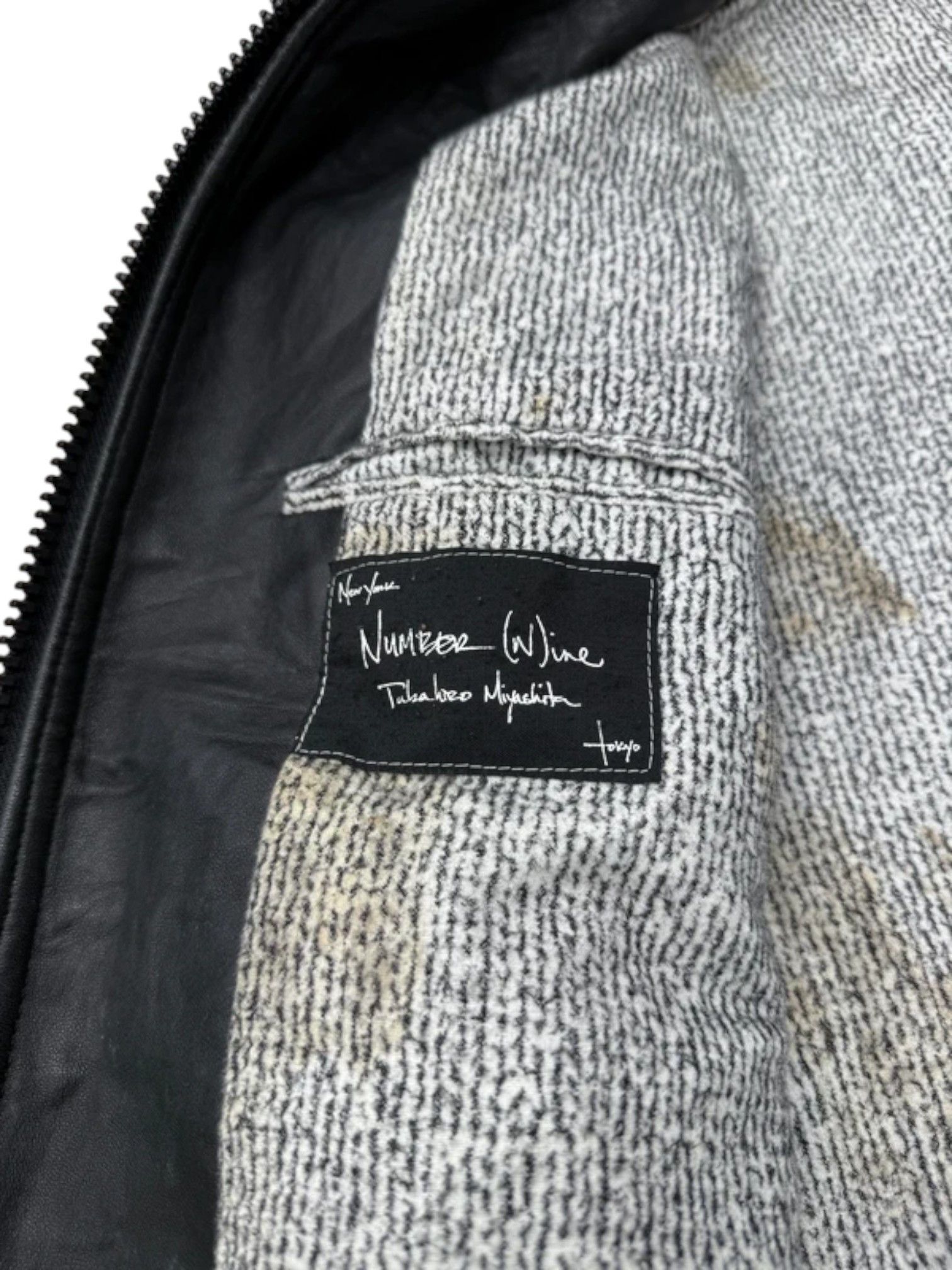Number (N)ine Number (N)ine Western Leather Jacket FW2007 Size US M / EU 48-50 / 2 - 6 Thumbnail