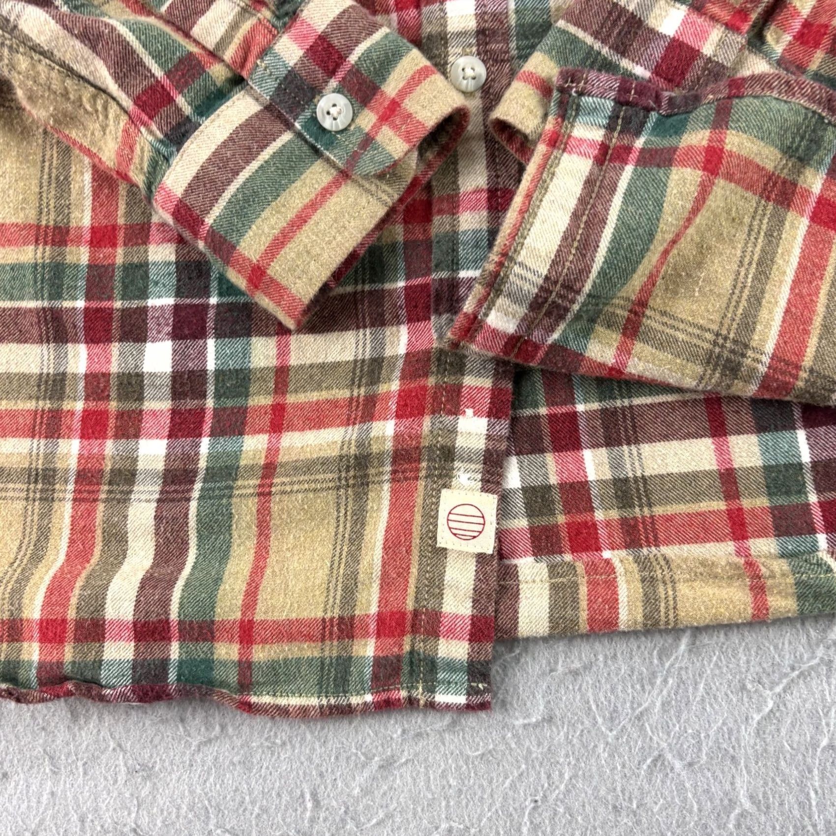 Marine Layer Marine Layer Shirt Mens M Brown Plaid Flannel Button-Up Lightweight Casual Regular Collar Spread Long Sleeve Button-Up Size US M / EU 48-50 / 2 - 2 Thumbnail