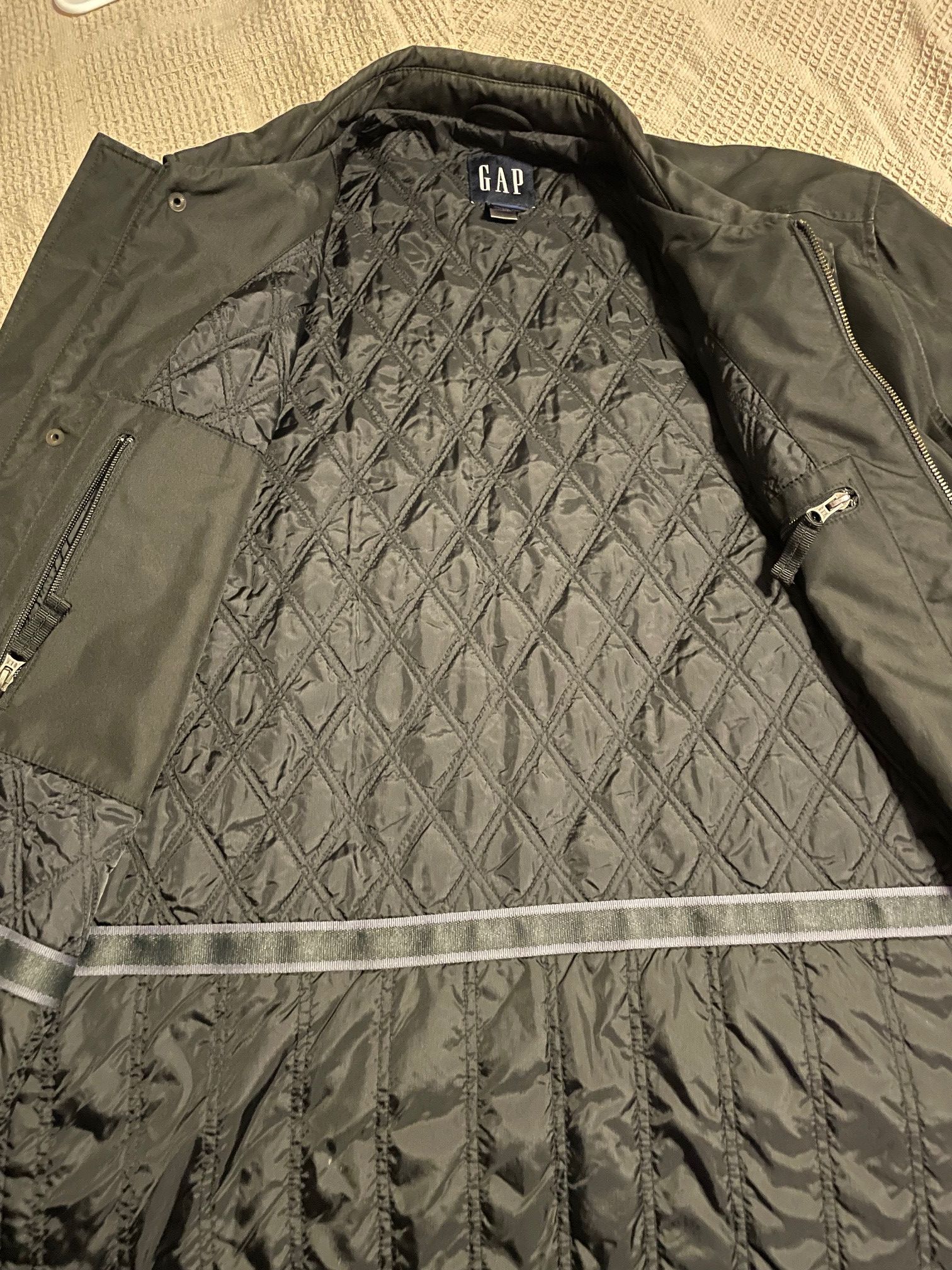 Gap Vintage Gap Large Black Mens Trechcoat from the 90's Size US L / EU 52-54 / 3 - 4 Thumbnail