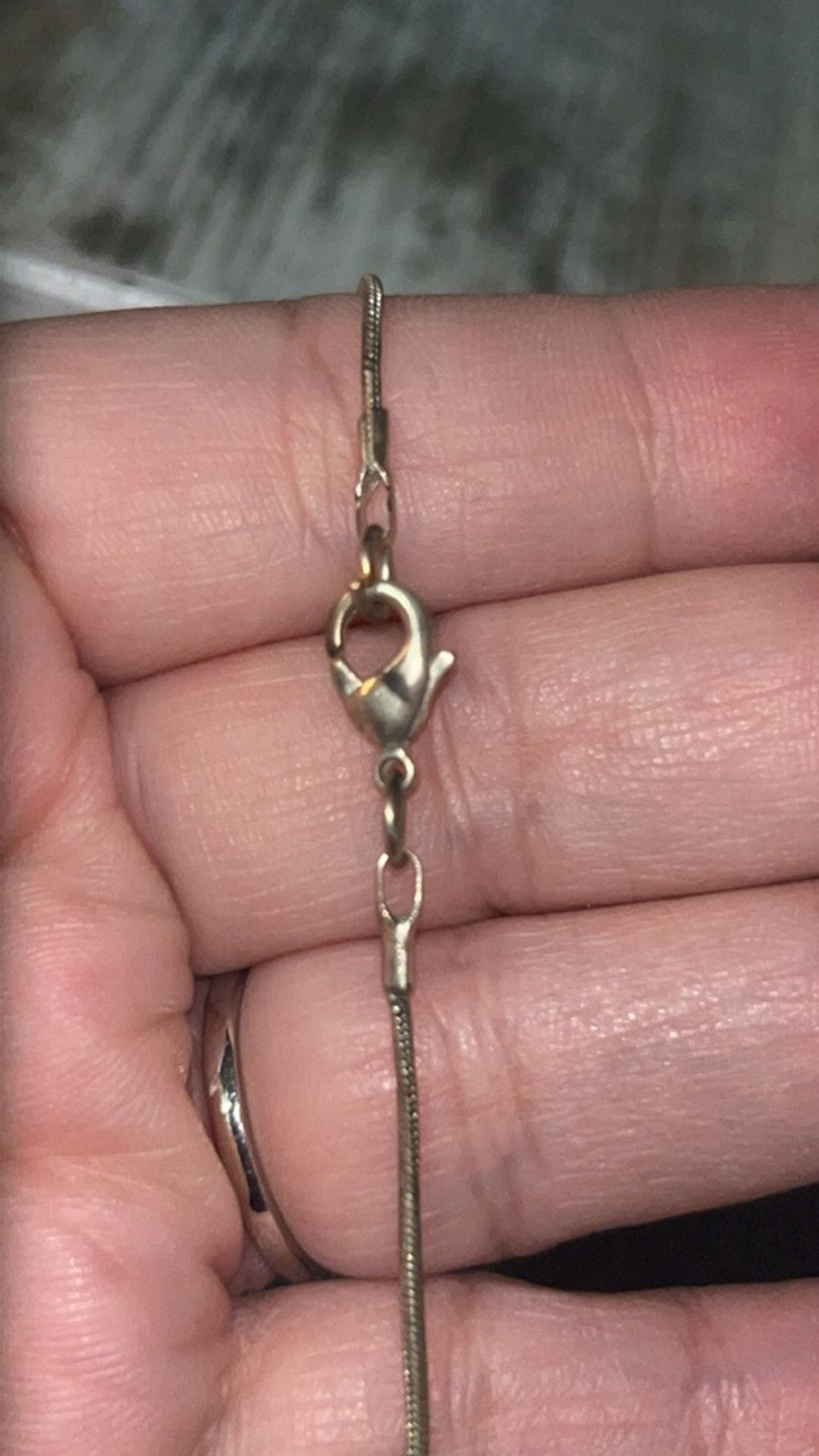 The Unbranded Brand Women's Unbranded Silver Chain Necklace with pink Heart Char Size ONE SIZE - 3 Thumbnail