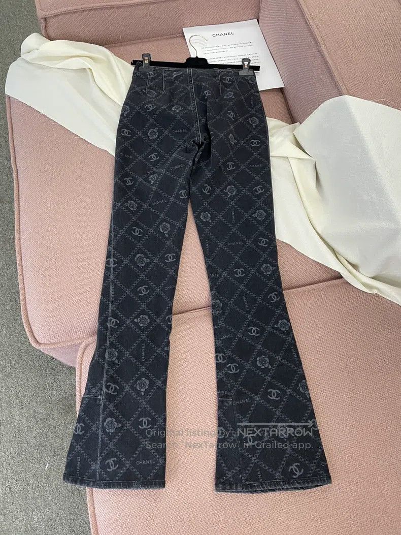 Chanel Chanel 23A popular black micro flared jeans Size 42" / US 20 - 2 Thumbnail