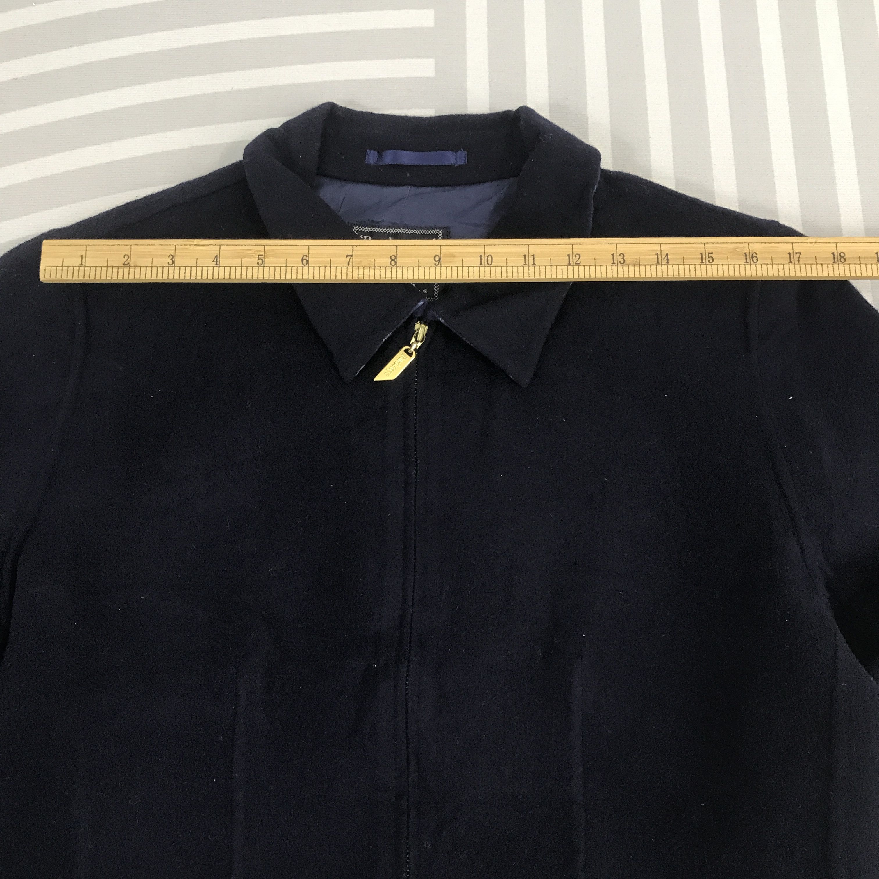 Burberry × Vintage Vintage Burberry Wool zipper Jacket Size US L / EU 52-54 / 3 - 5 Thumbnail