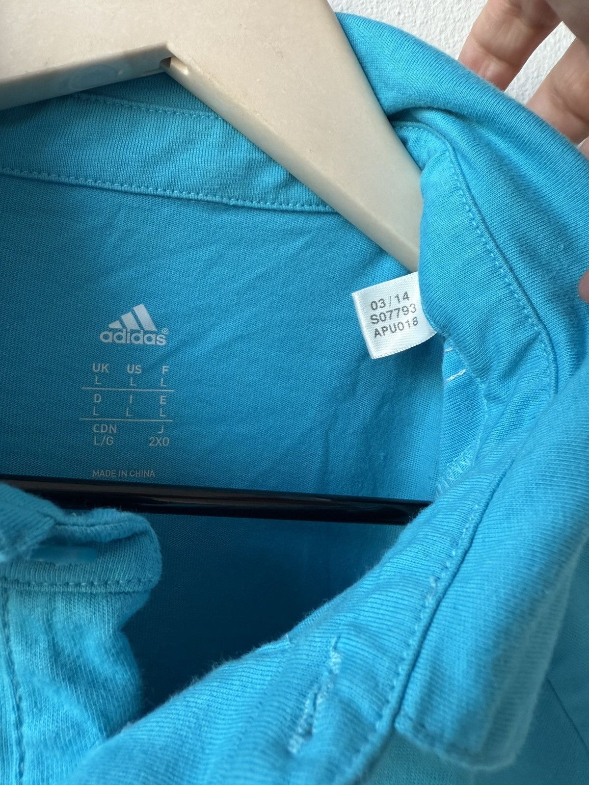 Adidas Adidas Chelsea 2014/2015 Polo Football Shirt Size US L / EU 52-54 / 3 - 8 Thumbnail