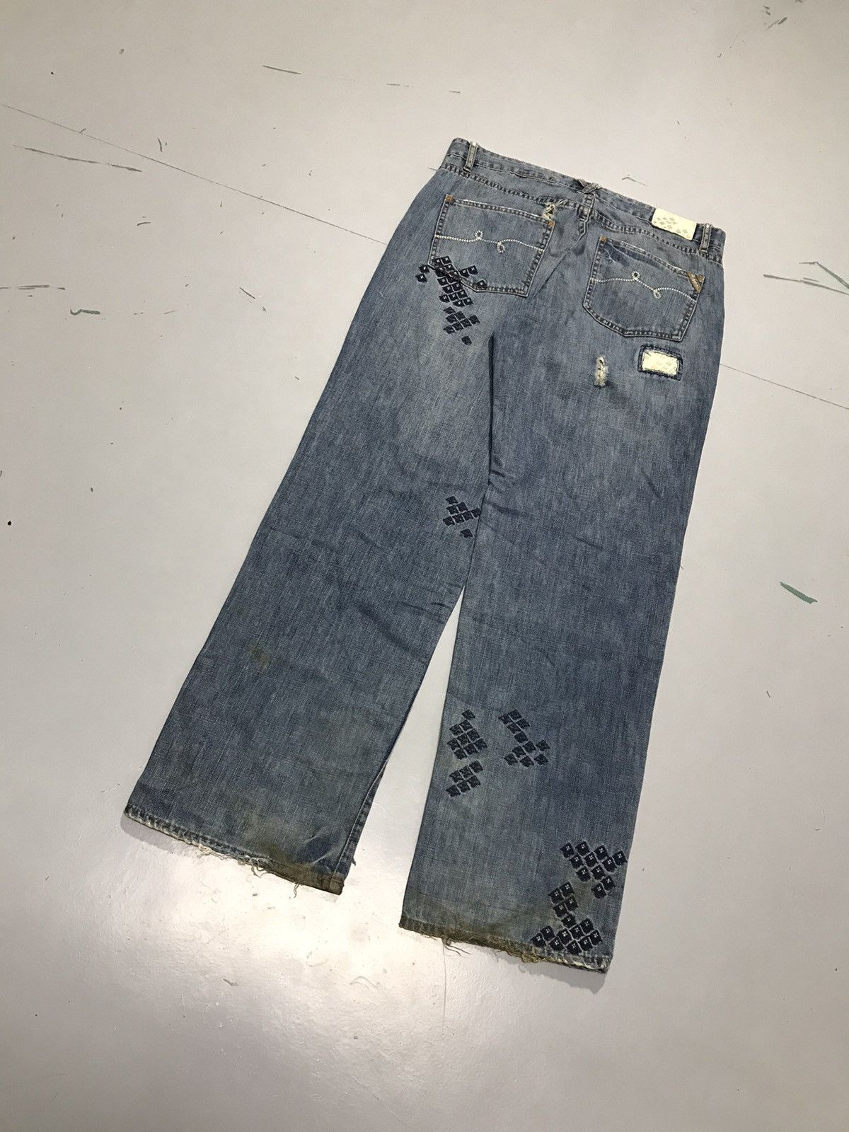 Southpole Vintage hiphop embroidered denim Size US 36 / EU 52 - 10 Thumbnail