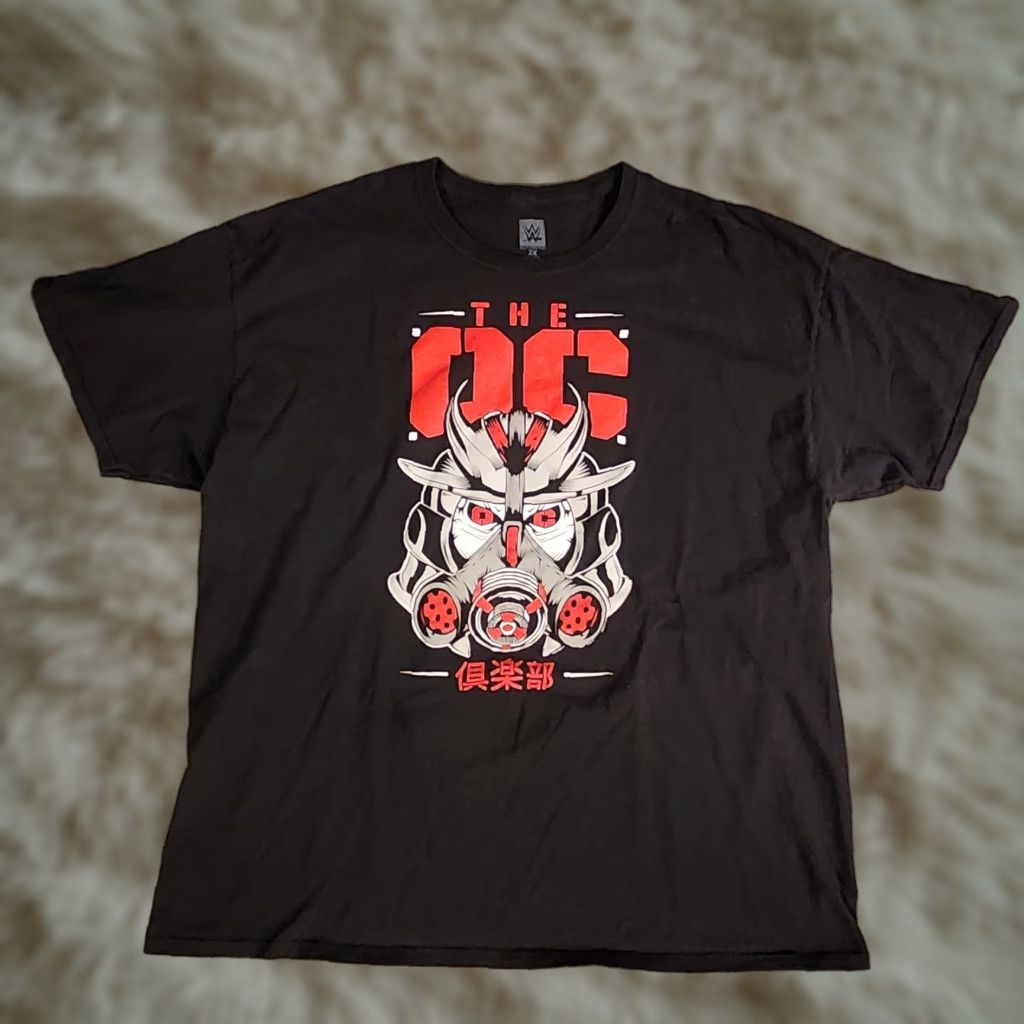 Vintage WWE The OC Only Club That Matters T Shirt Mens 2XL Black Cotton Short Sleeve Round Neck WWE Graphic Print AJ Styles WWF Size US XXL / EU 58 / 5 - 1 Thumbnail