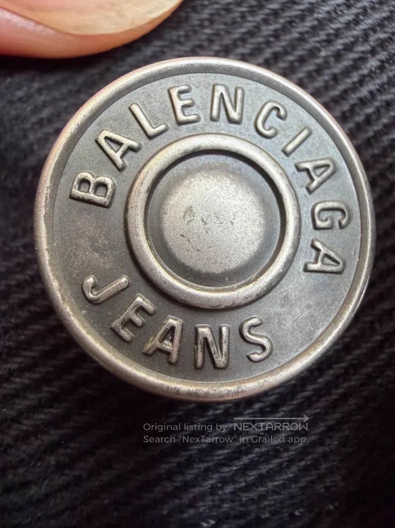Balenciaga Balenciaga size S Washed Cargo Distressed Wide Leg Logger Size US 27 - 5 Thumbnail