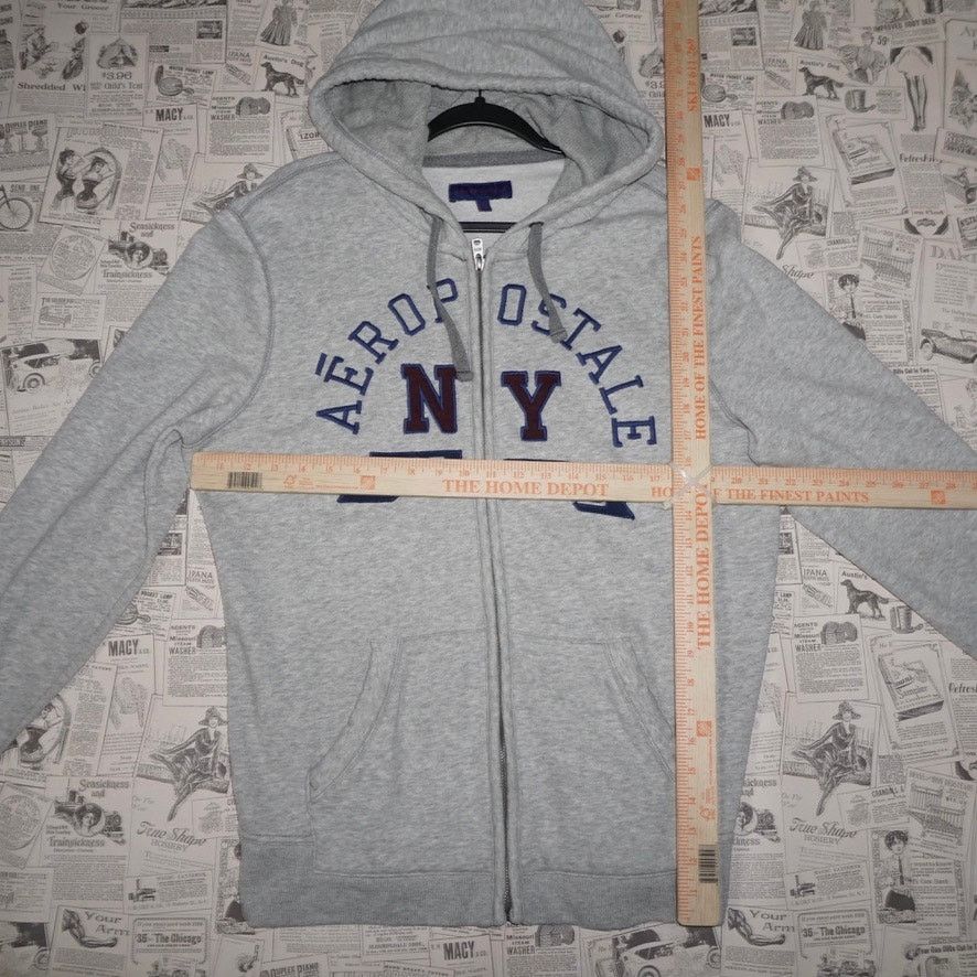 Aeropostale Large -Vintage Y2K Aeropostale New York embroider zip hoodie Size US L / EU 52-54 / 3 - 4 Thumbnail
