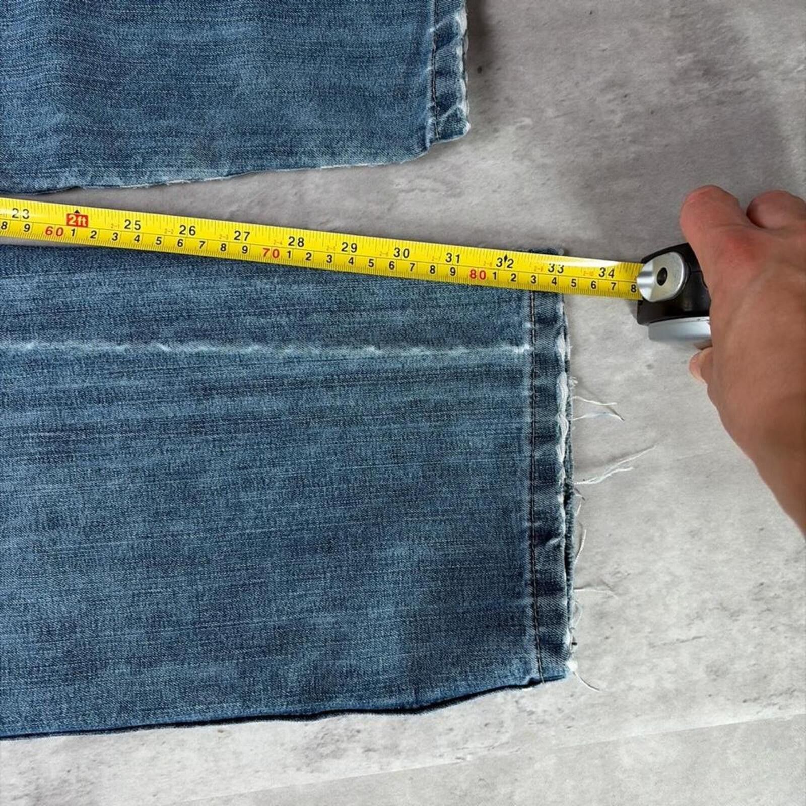 Wrangler Y2K Blue Wrangle Workwear Grunge Baggy Carpenter Denim Jeans Size US 36 / EU 52 - 7 Thumbnail